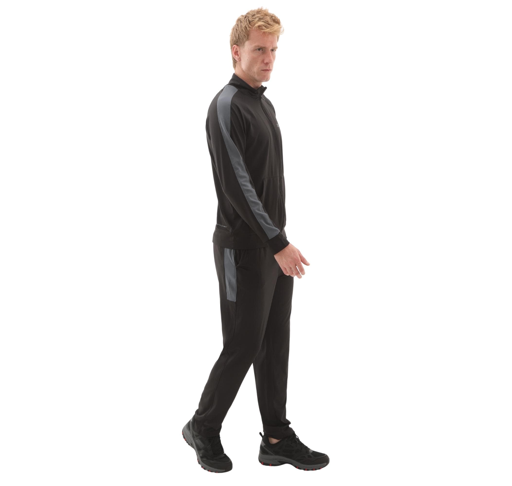 Skechers Skechers M Micro Essential Suit Erkek Eşofman Takımı Siyah - 2