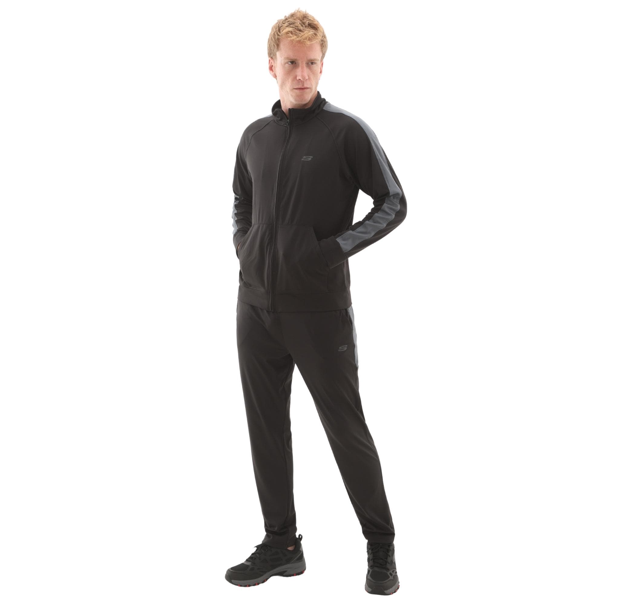 Skechers Skechers M Micro Essential Suit Erkek Eşofman Takımı Siyah - 3