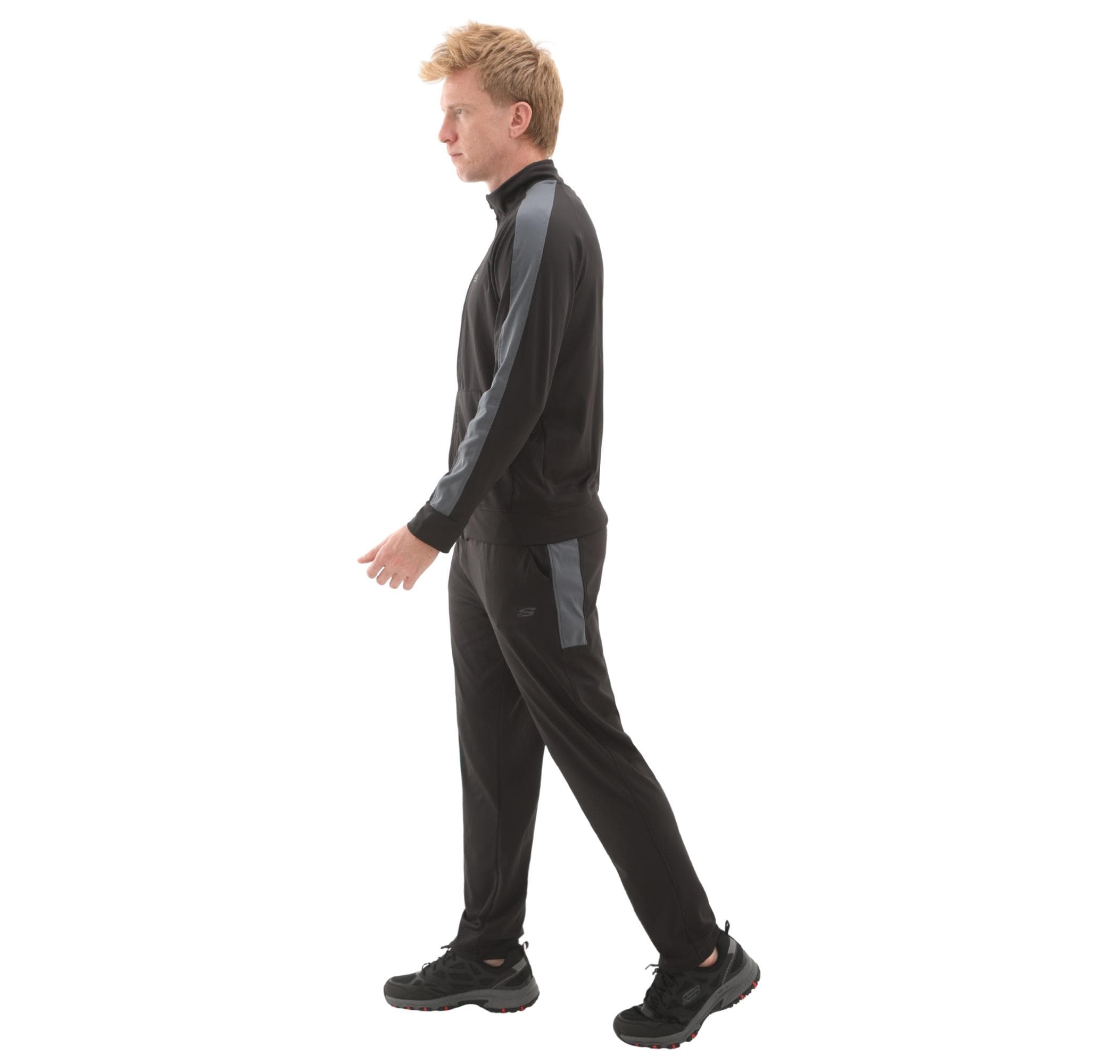 Skechers Skechers M Micro Essential Suit Erkek Eşofman Takımı Siyah - 4