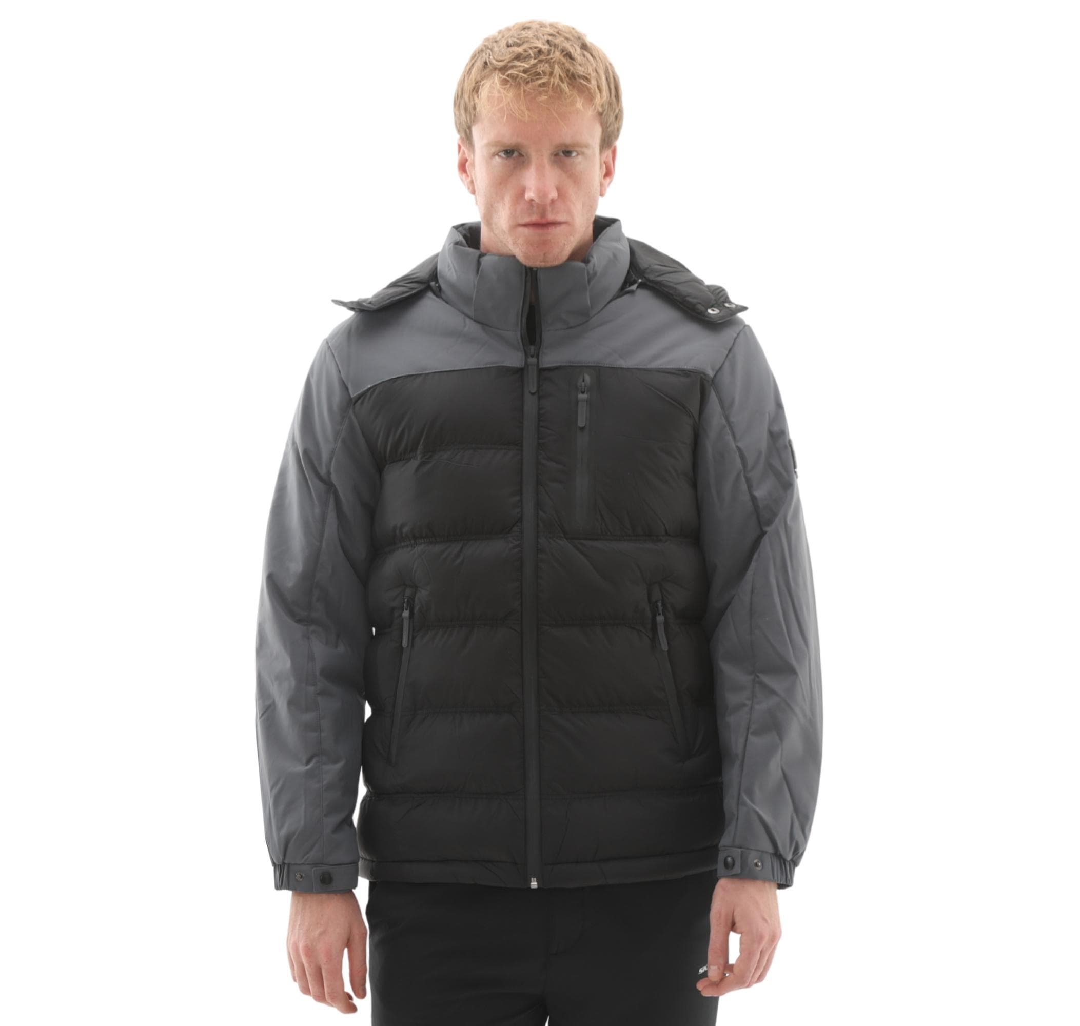 Skechers Skechers M Outerwear Padded Jacket Erkek Mont Lacivert