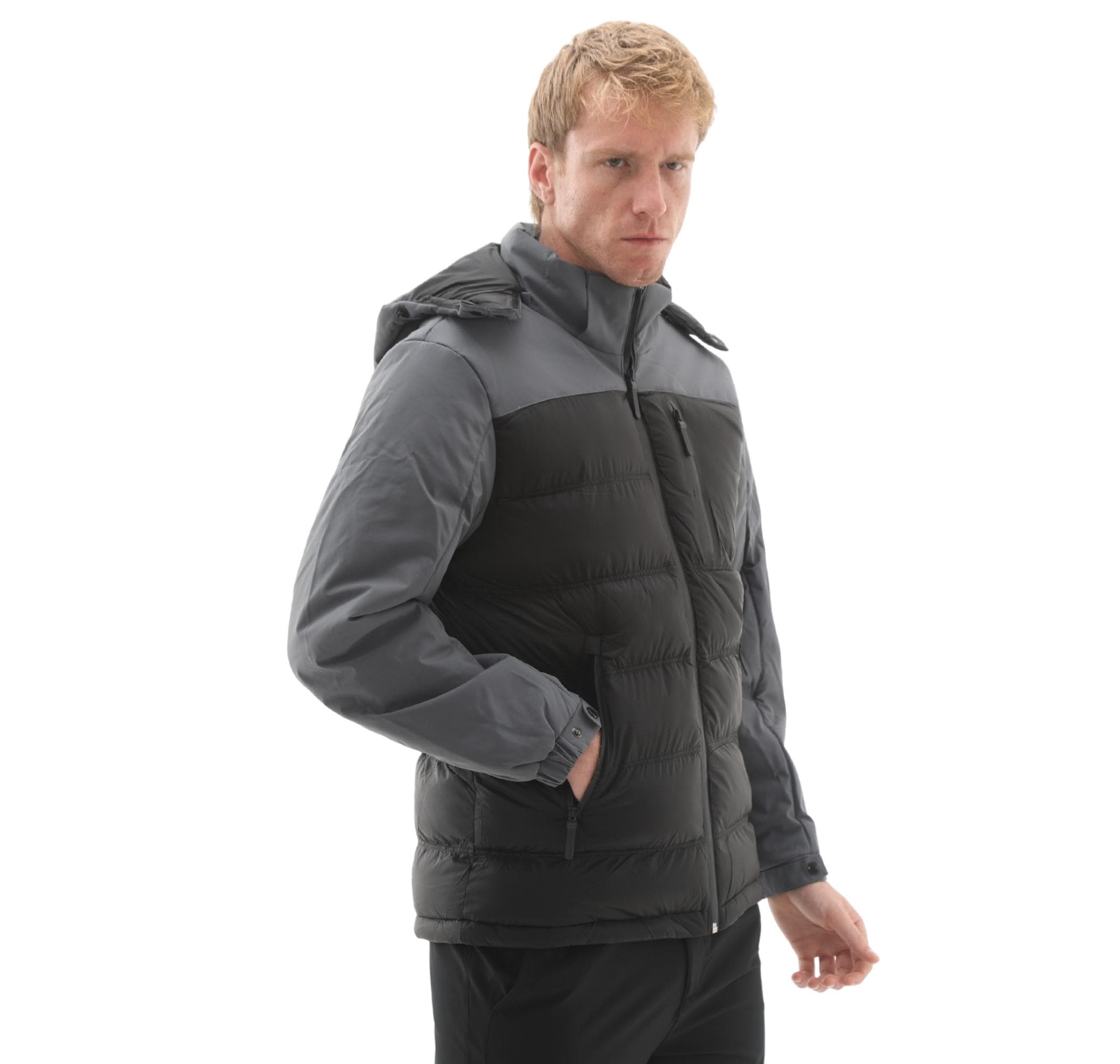 Skechers Skechers M Outerwear Padded Jacket Erkek Mont Lacivert - 2