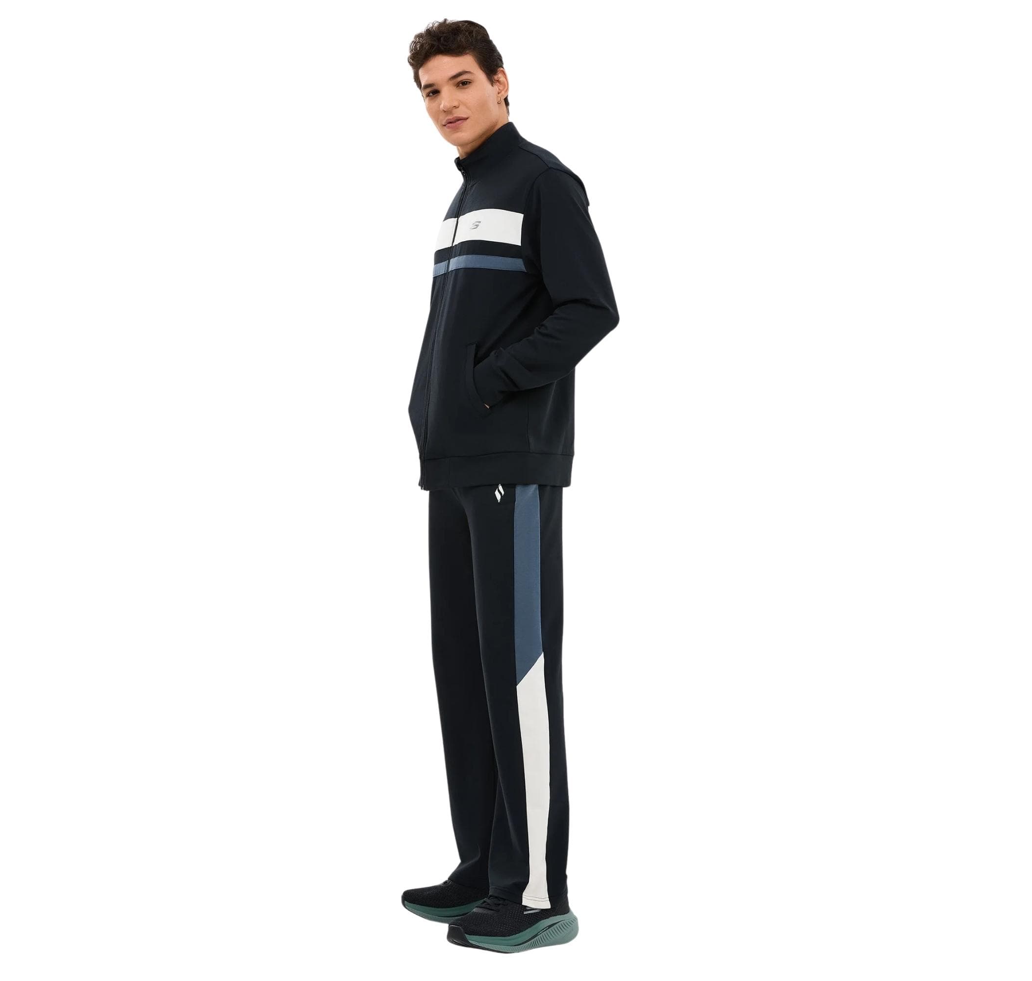 Skechers Skechers M Performance Coll. Track Suit Erkek Eşofman Takımı Siyah - 2