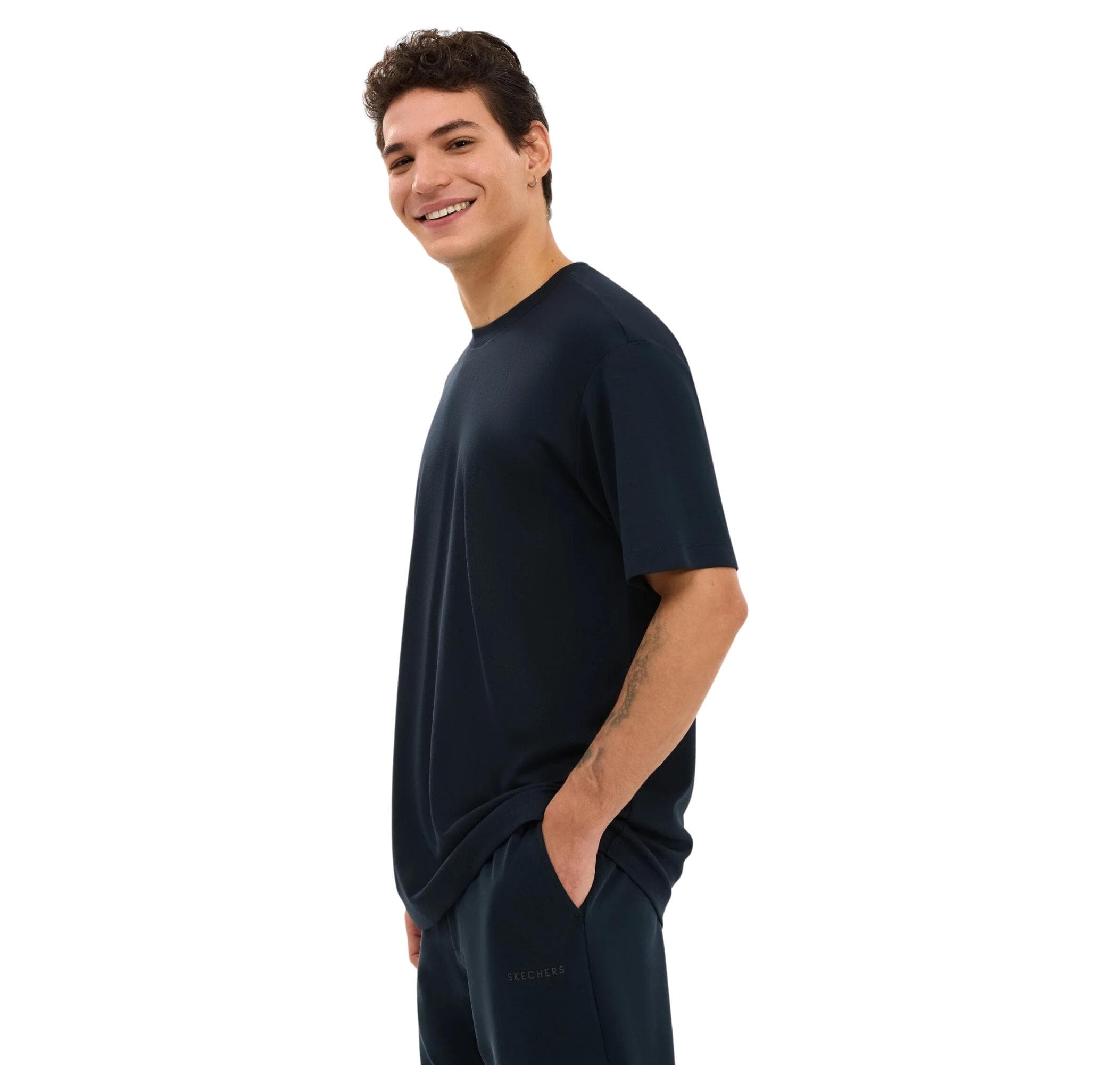 Skechers Skechers M Relaxed Fıt Erkek T-Shirt Lacivert - 2