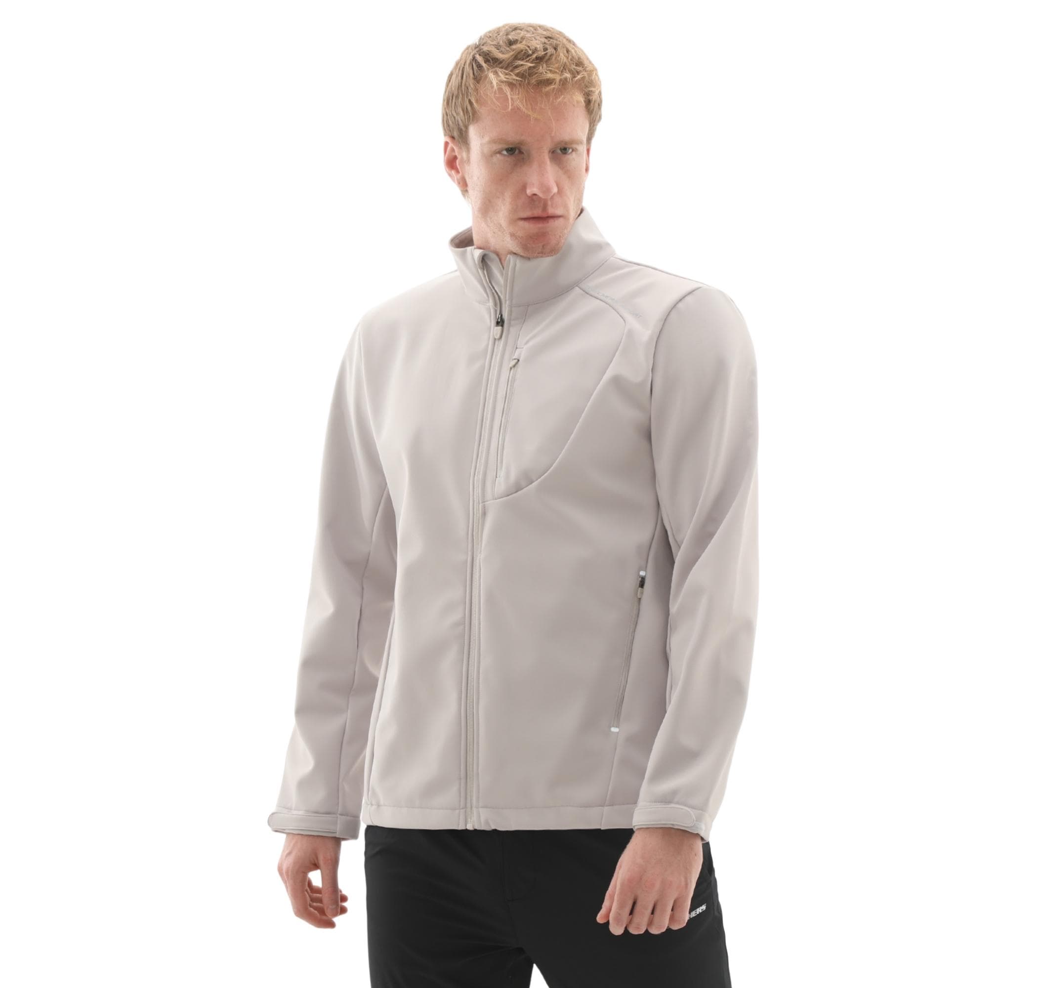 Skechers Skechers M Softshell Basic Jacket Erkek Ceket Gri - 3
