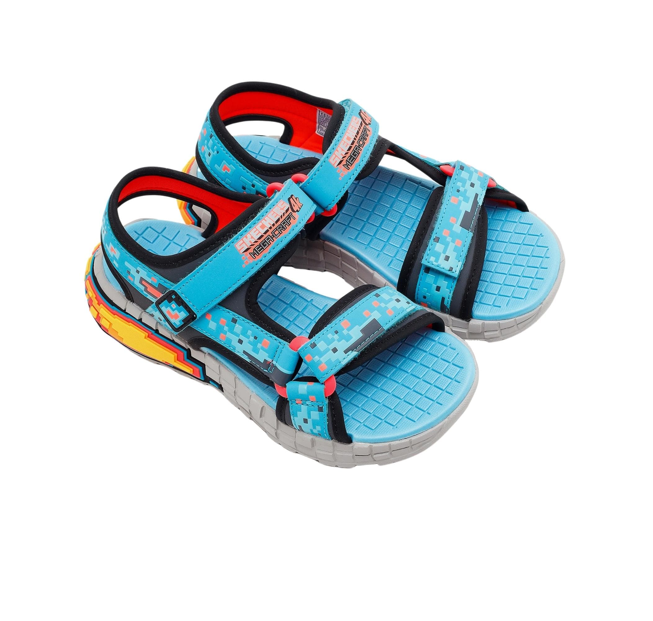 Skechers Skechers Megasplash 4K Çocuk Sandalet Mavi - 3