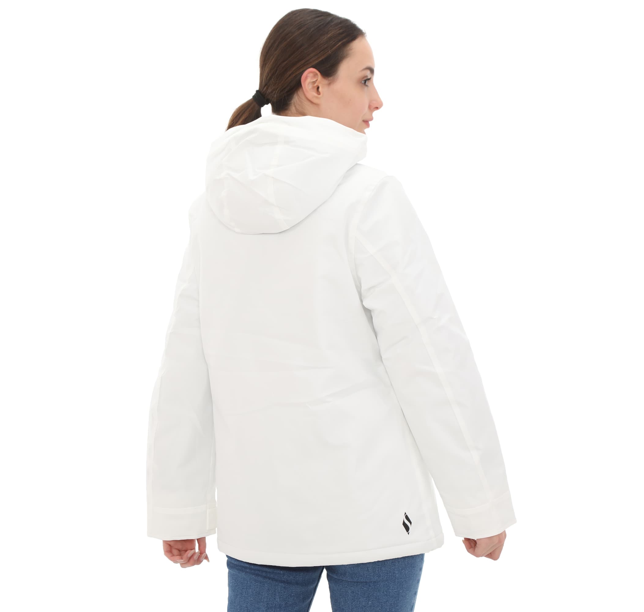 Skechers Skechers Outerwear Kadın Mont Beyaz - 4