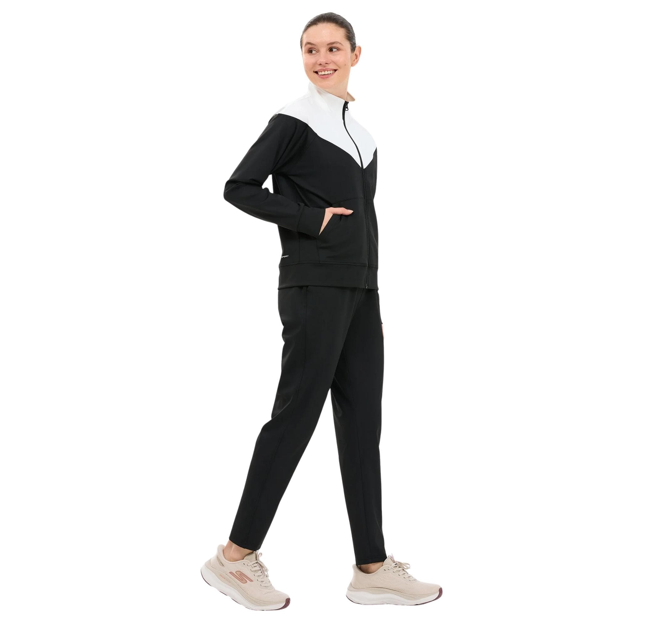 Skechers Skechers Performance Coll. W Track Suit Set Kadın Eşofman Takımı Siyah - 2