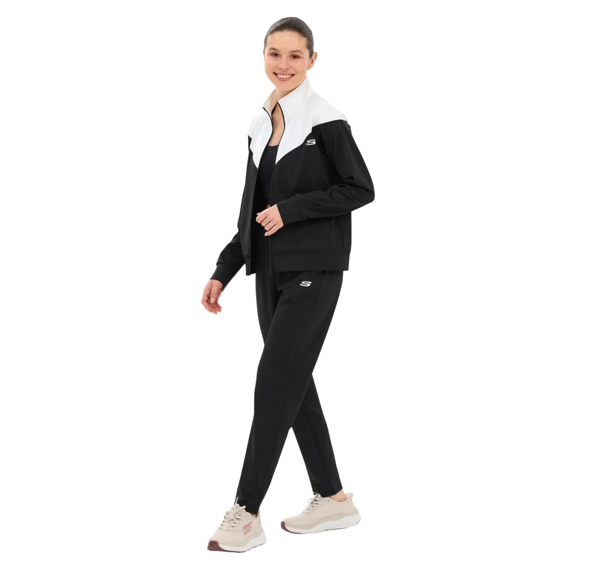 Skechers Skechers Performance Coll. W Track Suit Set Kadın Eşofman Takımı Siyah - 3