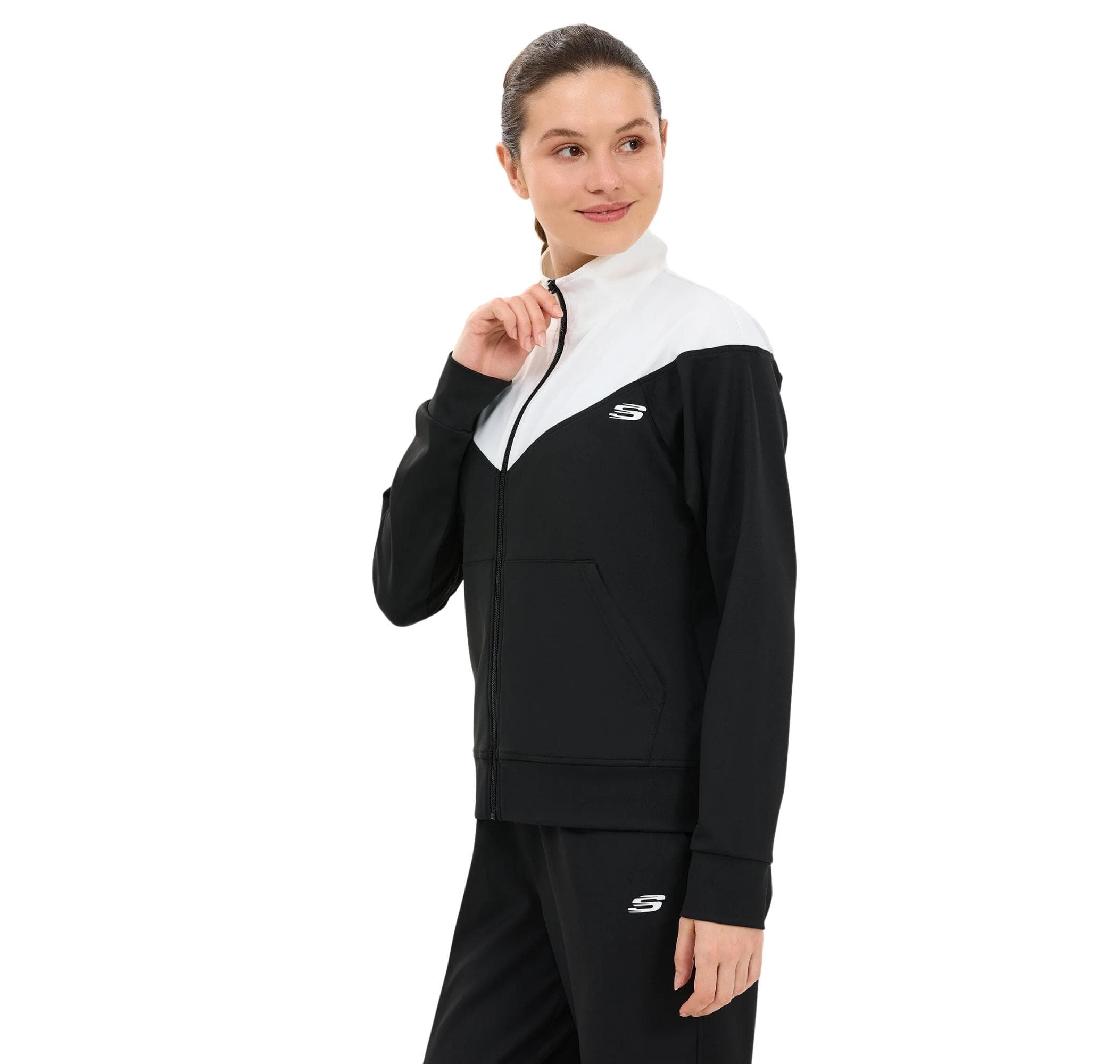 Skechers Skechers Performance Coll. W Track Suit Set Kadın Eşofman Takımı Siyah - 5