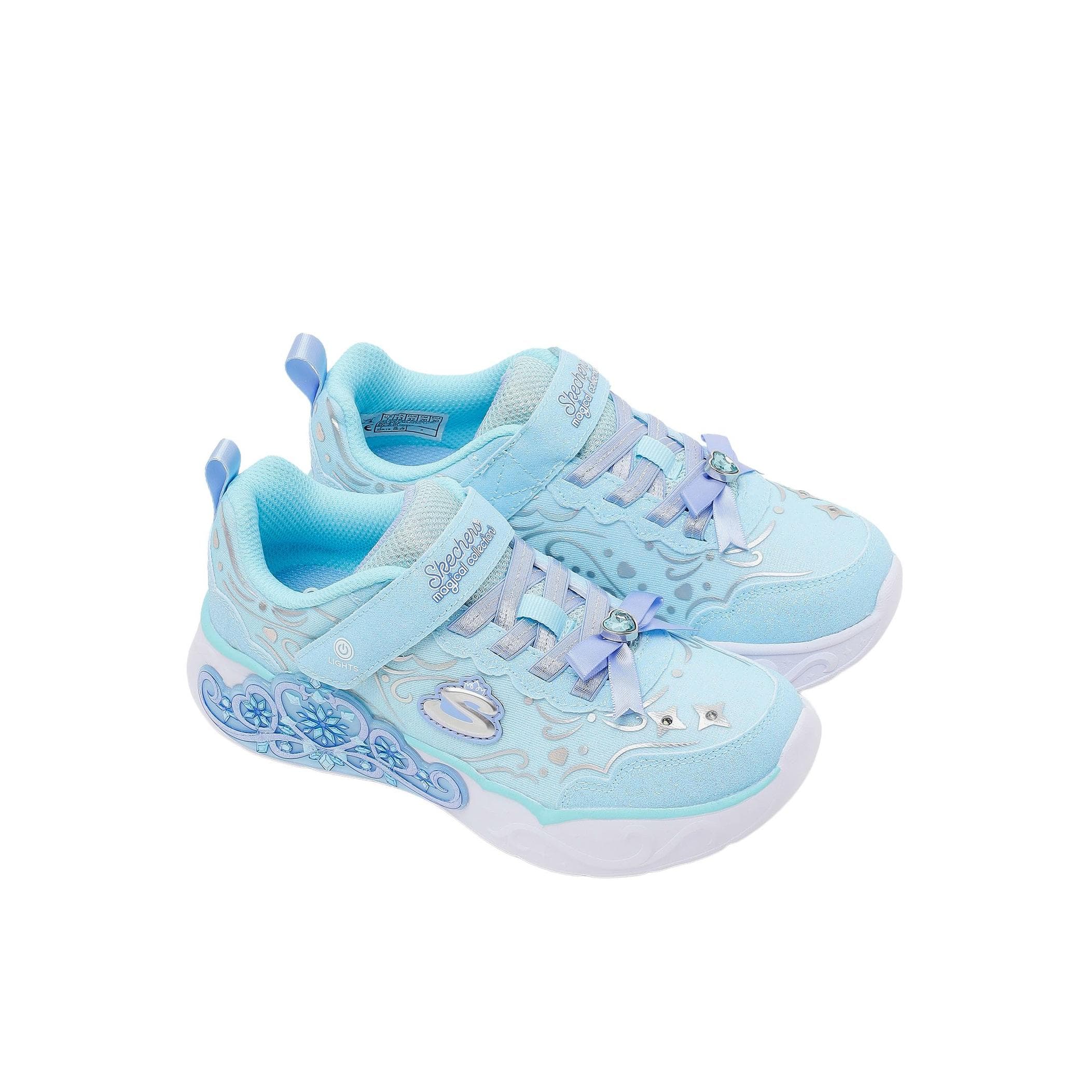 Skechers Skechers Prıncess Steps Çocuk Spor Ayakkabı Açık Mavi - 5