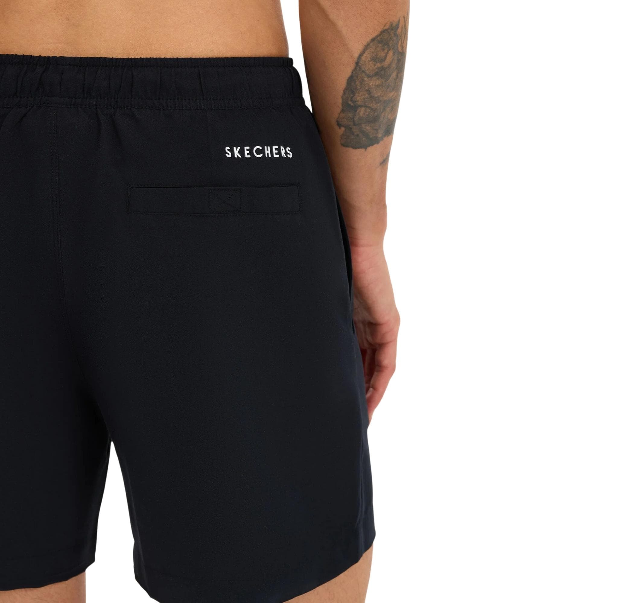 Skechers Skechers Swimwear M 5 İnch Short Erkek Mayo Siyah - 5