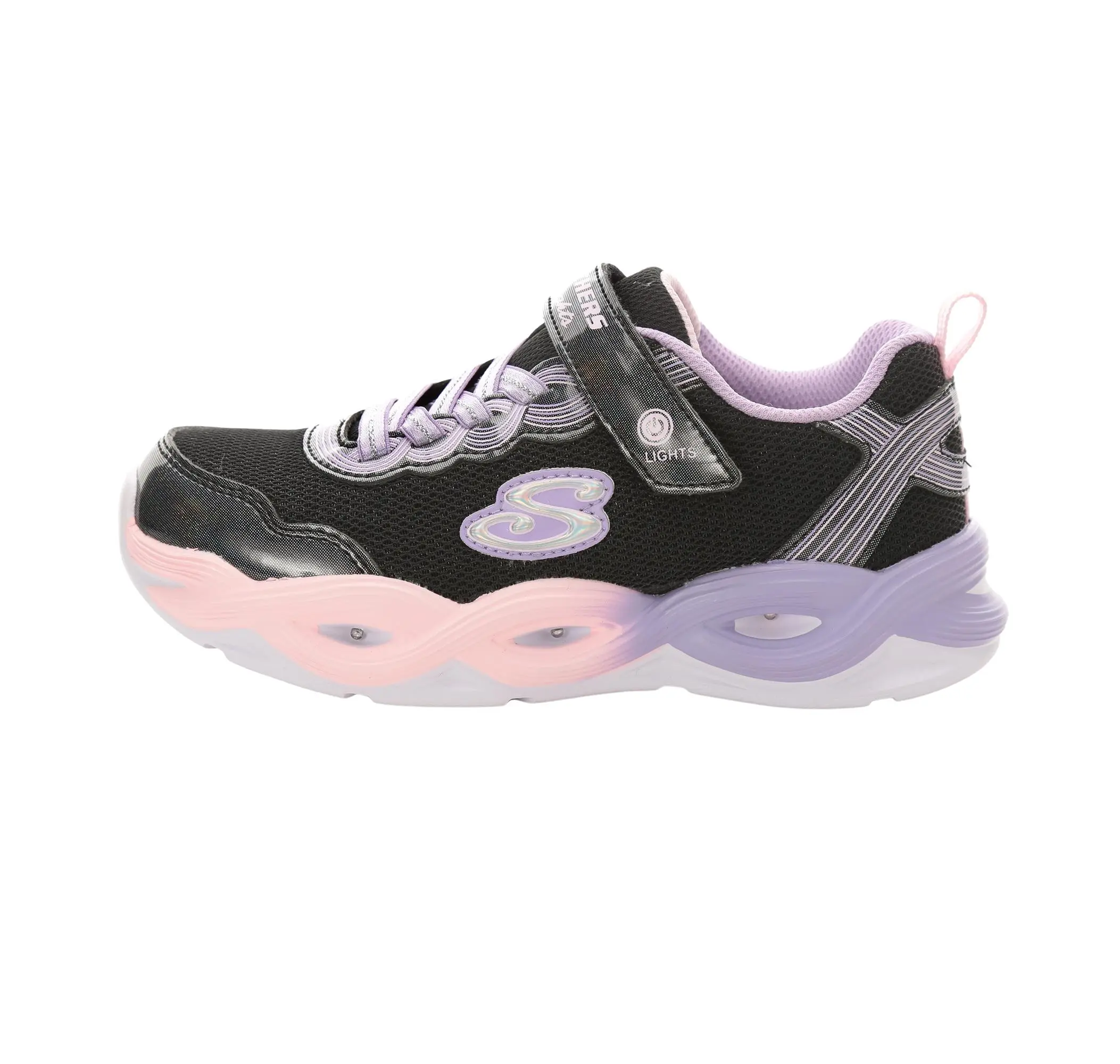 Skechers Skechers Twisty Glow Çocuk Spor Ayakkabı Siyah