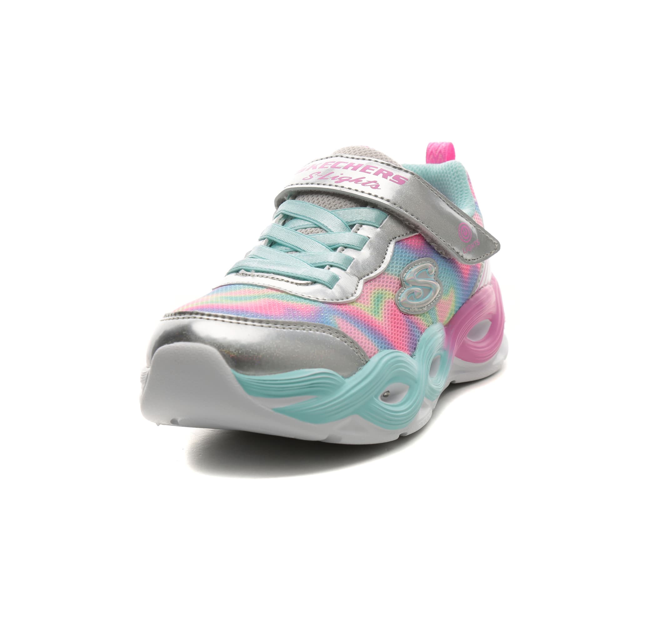 Skechers Skechers Twisty Glow - Sorbet Swirl Çocuk Spor Ayakkabı Pembe - 2