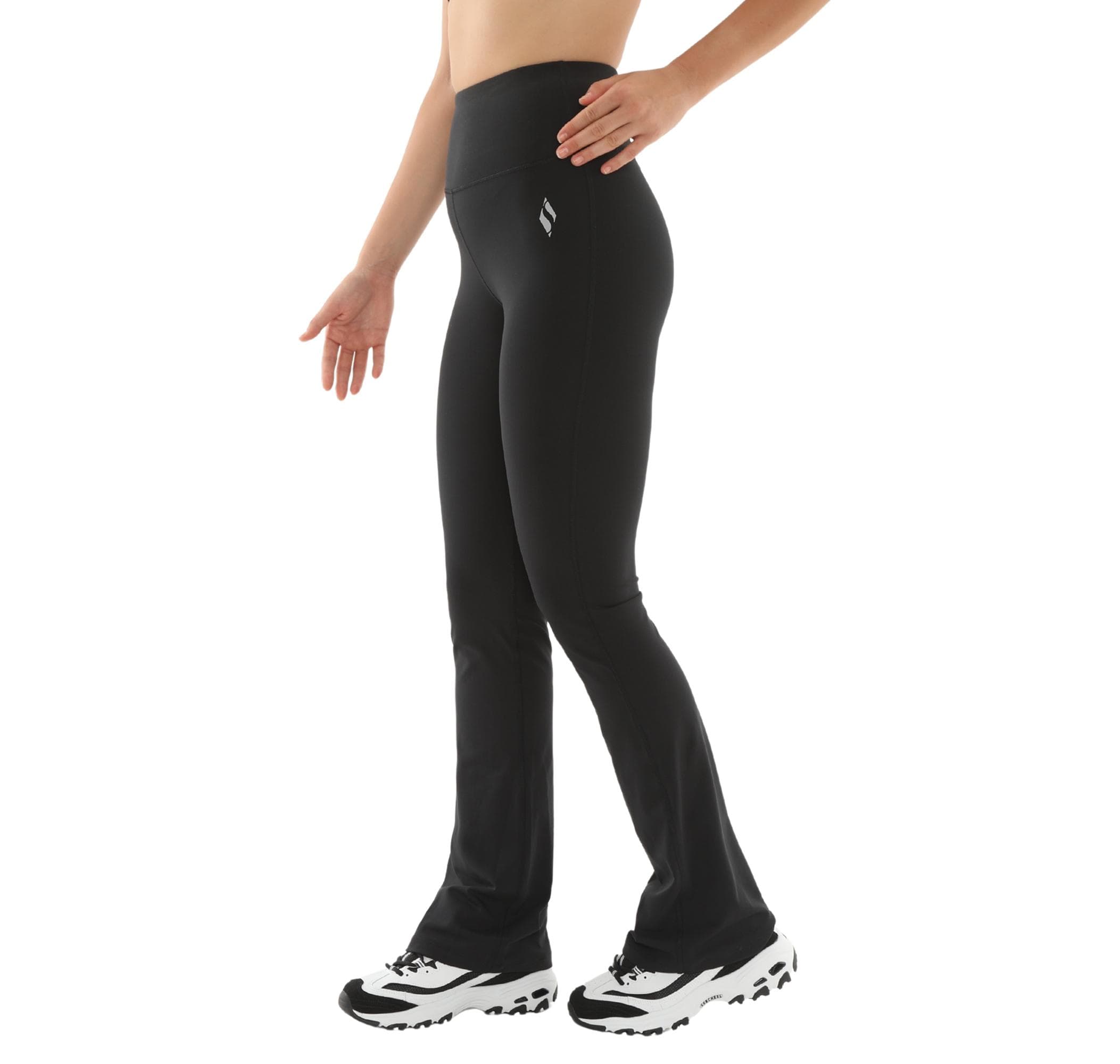 Skechers Skechers W Basic Flare Legging Kadın Tayt Siyah - 2
