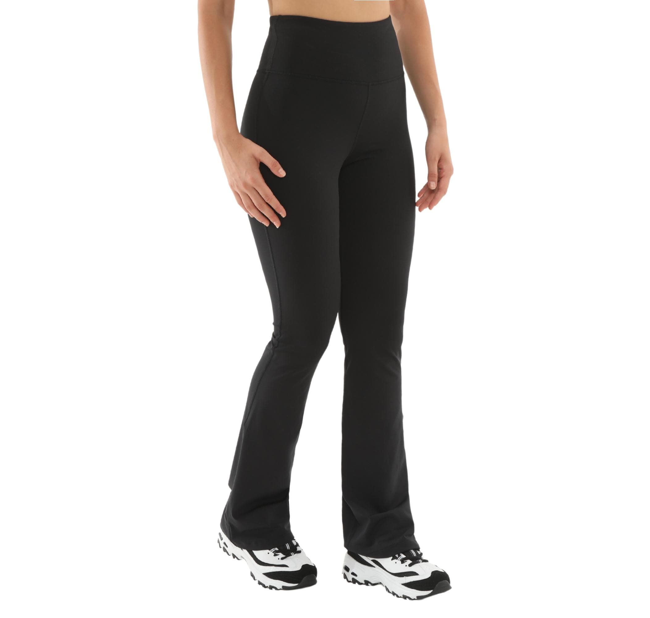Skechers Skechers W Basic Flare Legging Kadın Tayt Siyah - 3