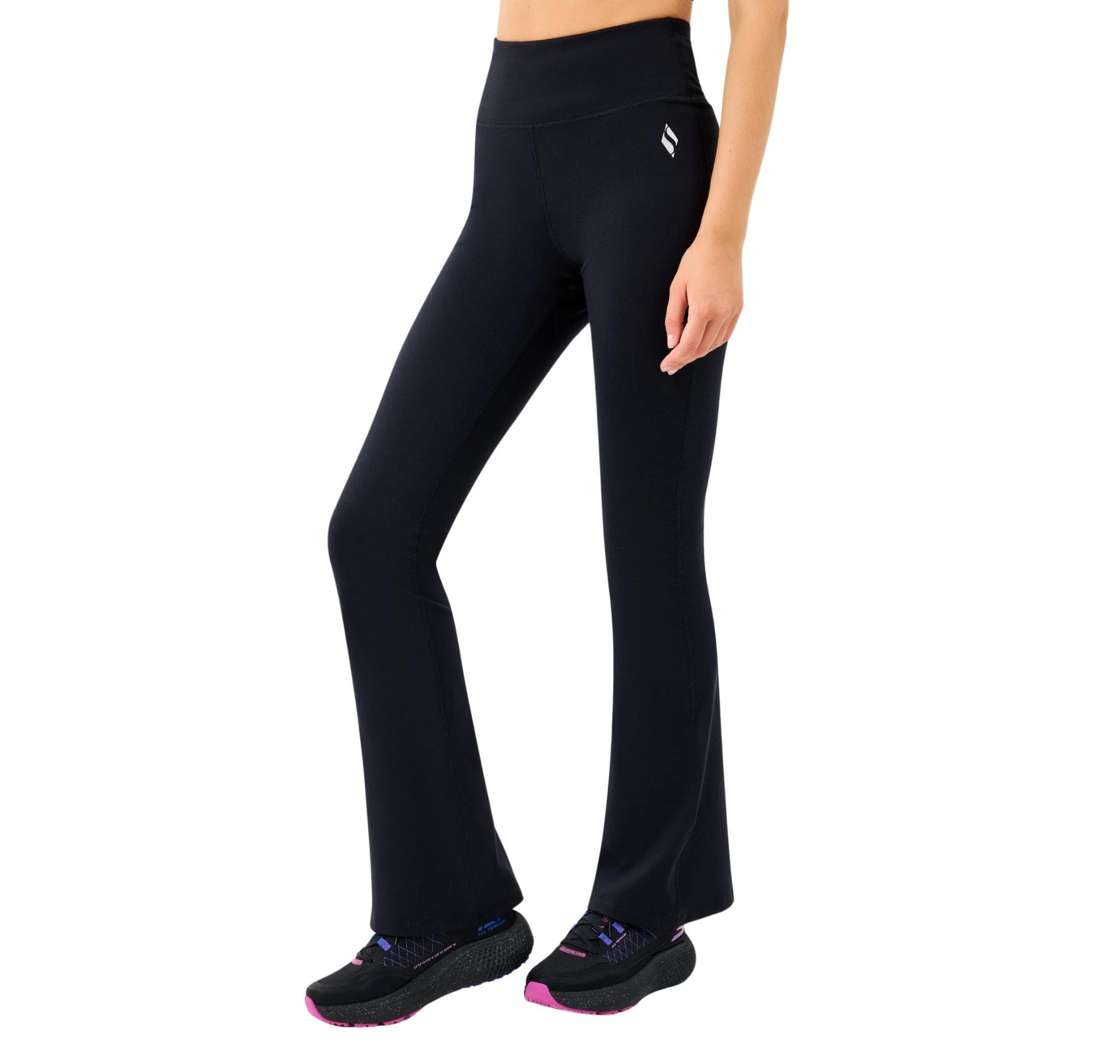 Skechers Skechers W Basic Flare Legging Kadın Tayt Siyah - 2
