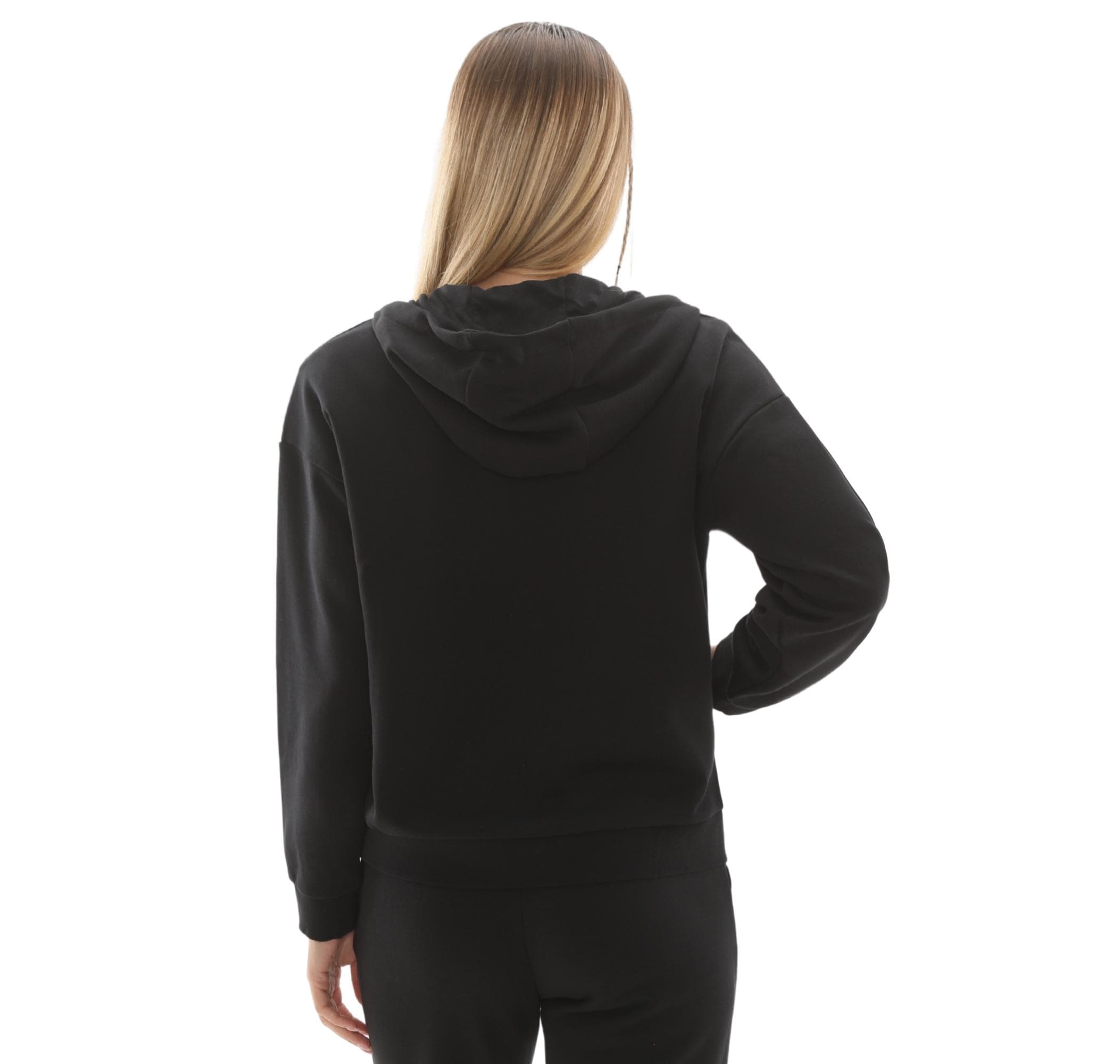 Skechers Skechers W Essential Full Zip Kadın Ceket Siyah - 4