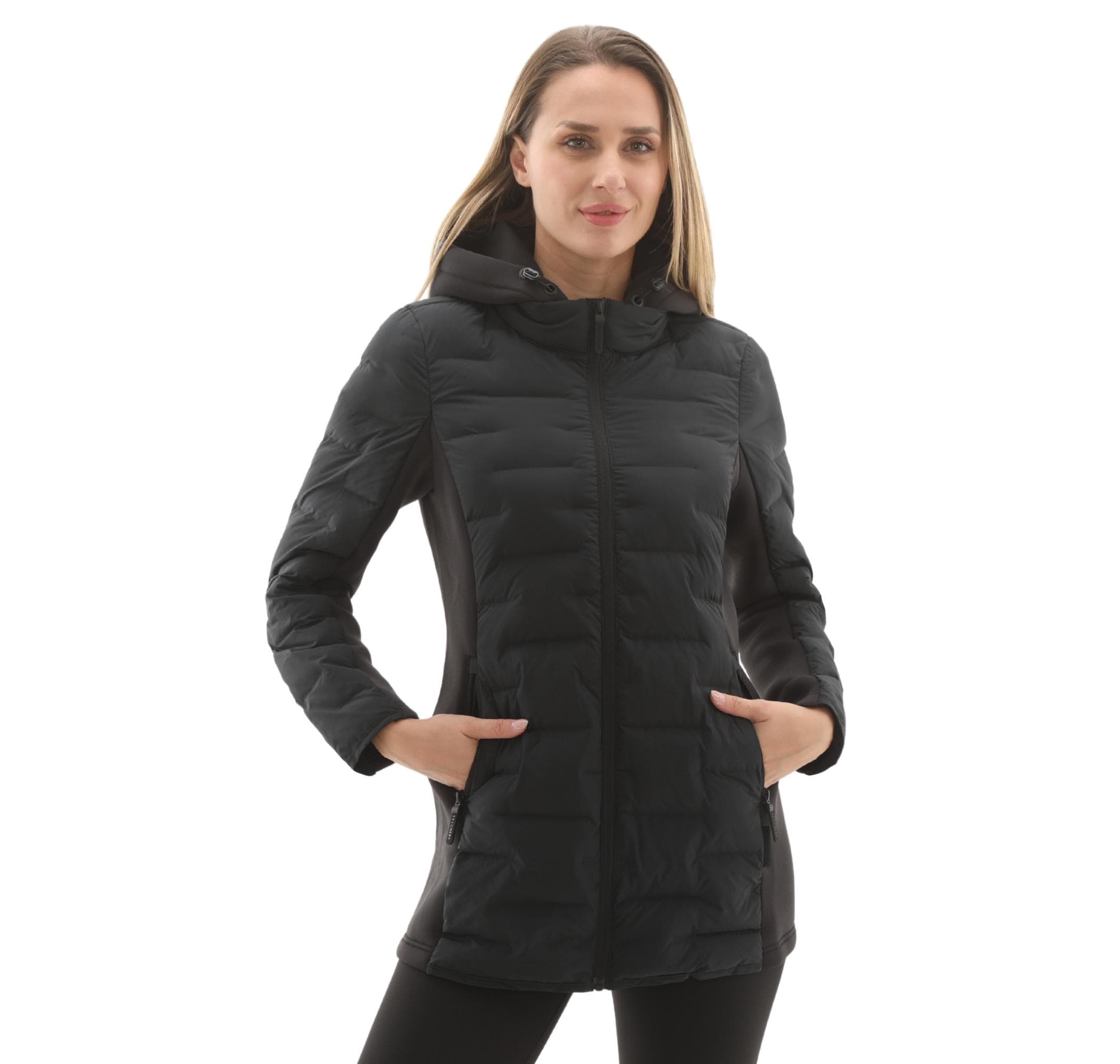 Skechers Skechers W Full Zip Jacket Kadın Mont Lacivert