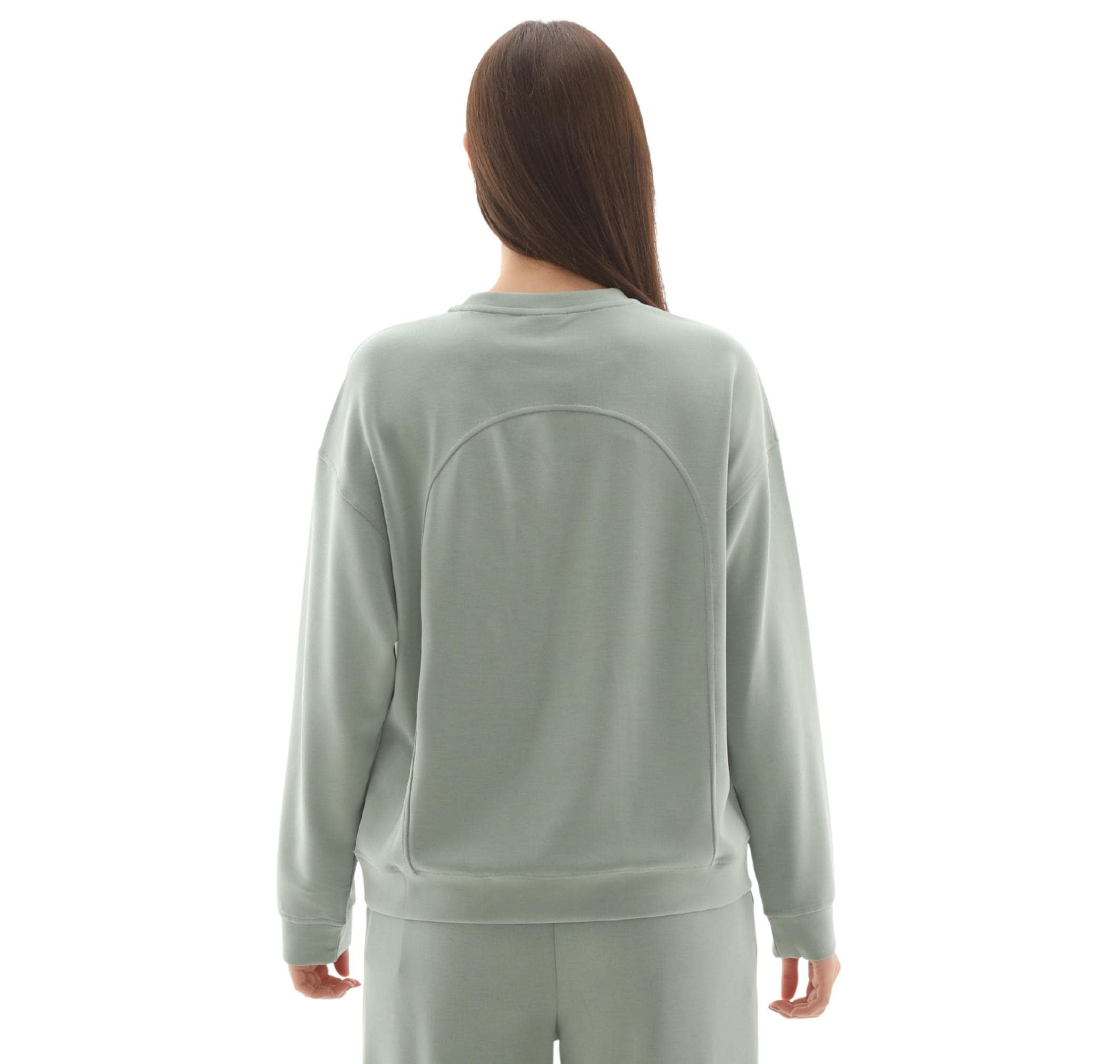 Skechers Skechers W Lounge Loose Crew Neck Kadın Sweatshirt Açık Mavi - 4