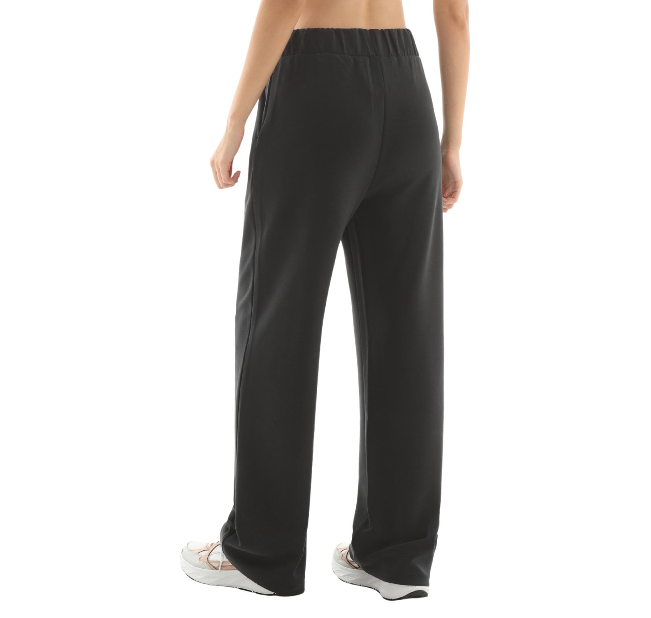Skechers Skechers W Lounge Loose Wide Leg Sweatpant Kadın Eşofman Altı Siyah - 4