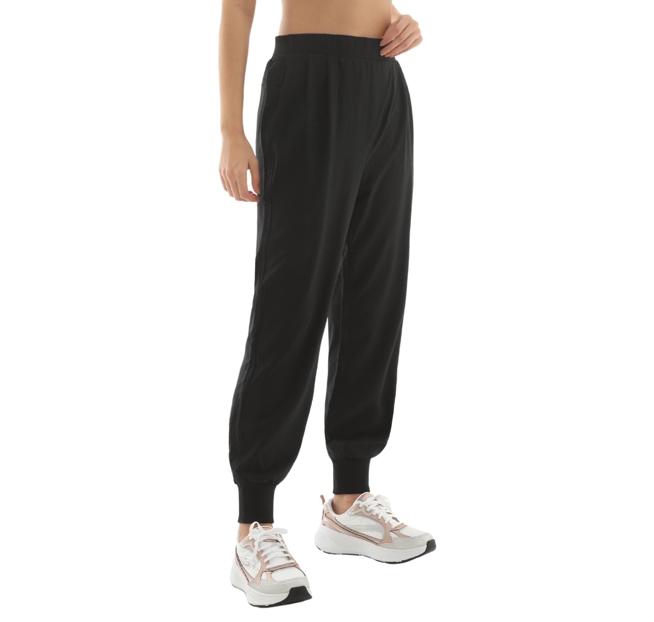 Skechers Skechers W Micro Pant Kadın Eşofman Altı Siyah - 2