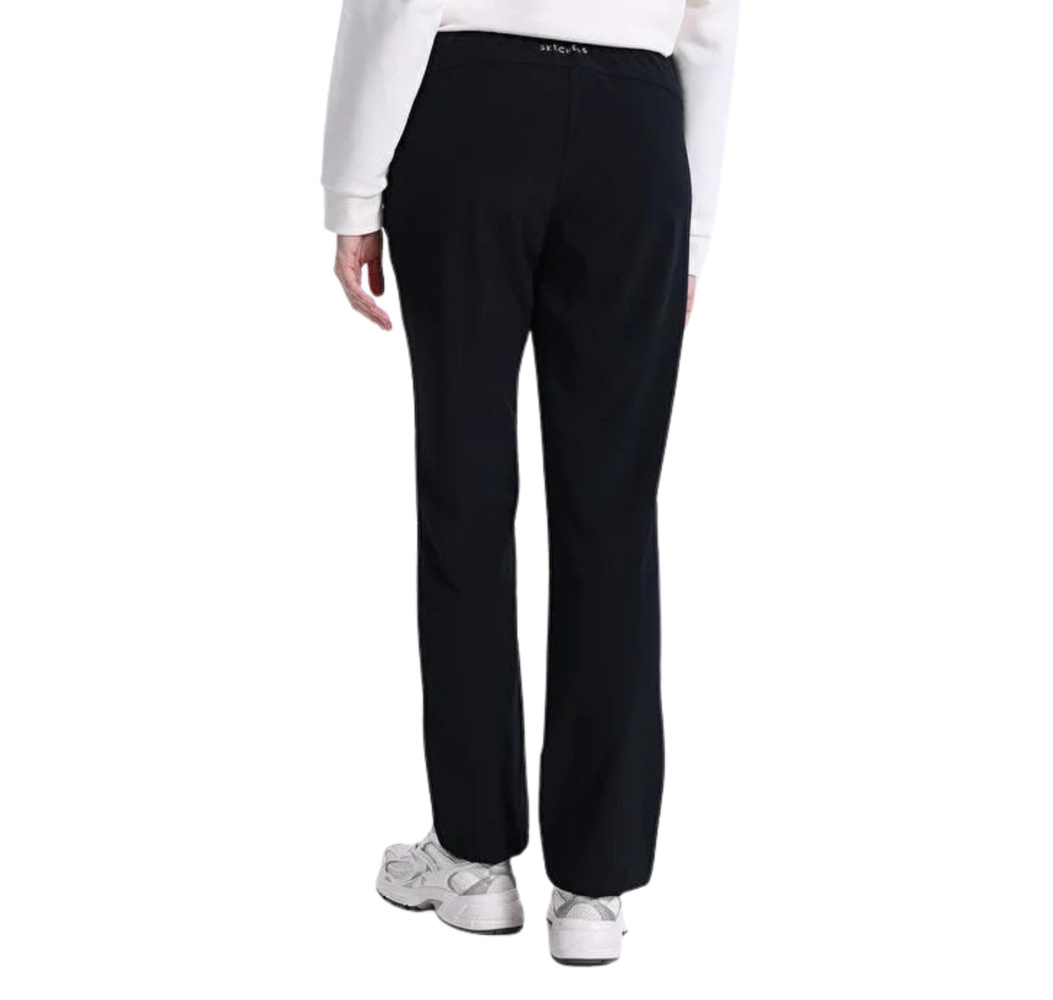 Skechers Skechers W Micro Wide Leg Pant Kadın Eşofman Altı Siyah - 2