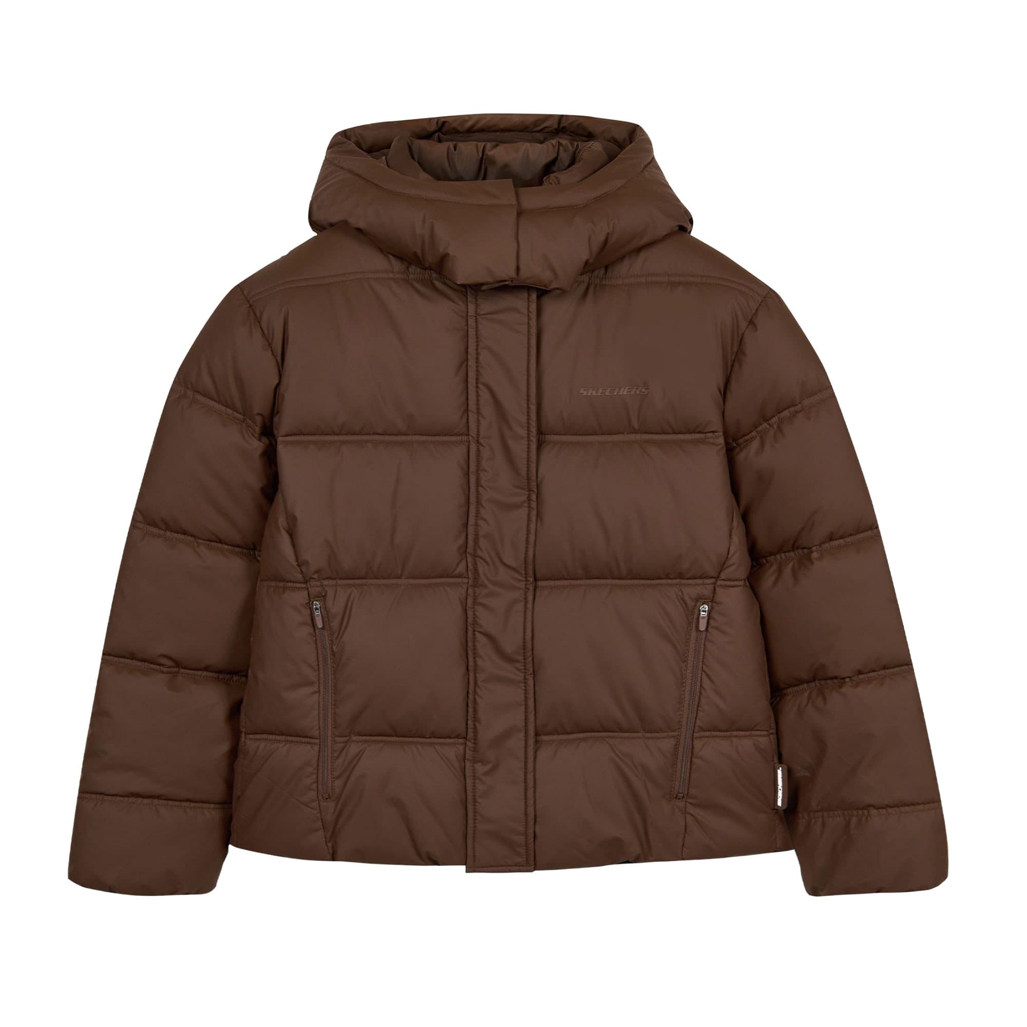 Skechers Skechers W Short Puffer Hooded Jacket Kadın