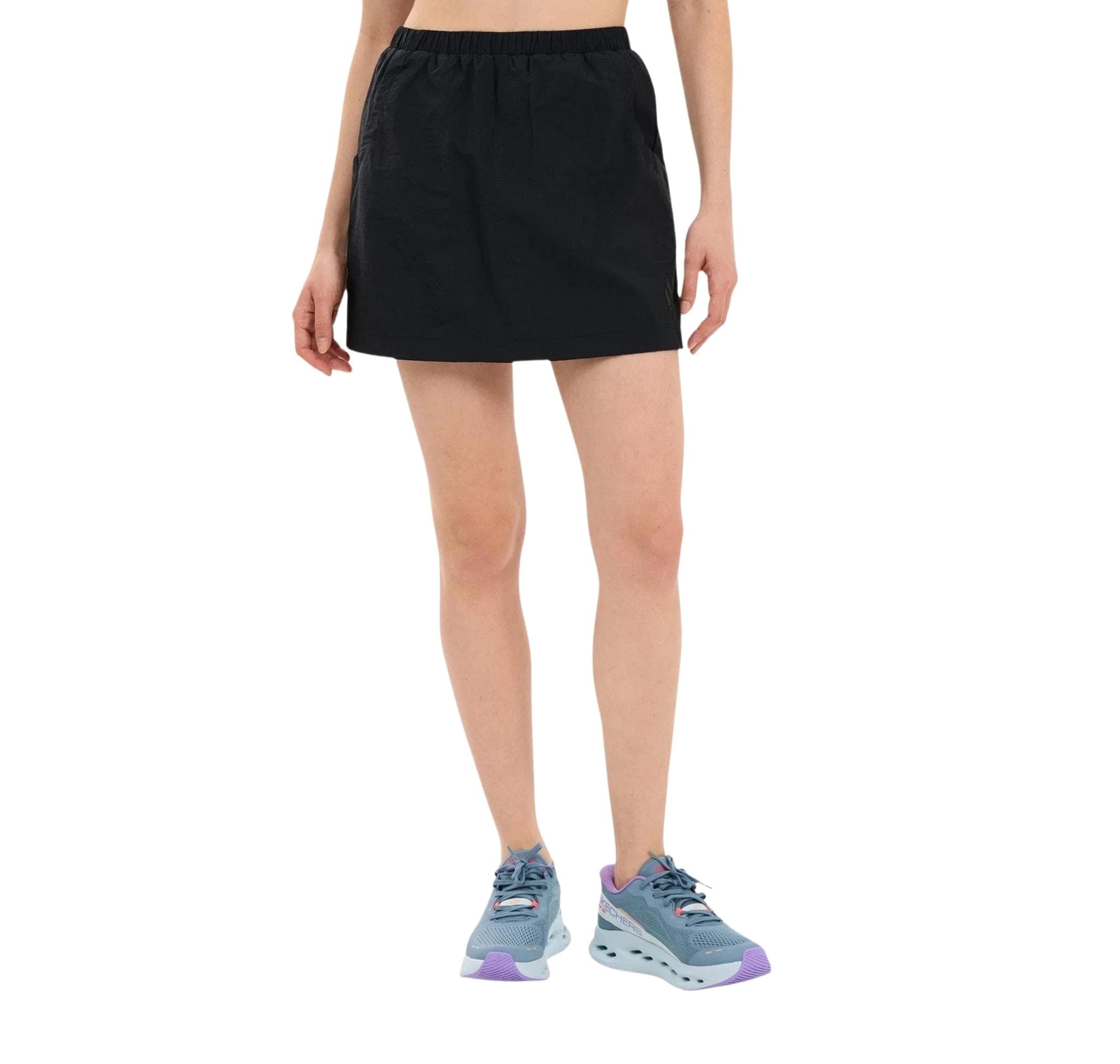 Skechers Skechers W Skort Skirt Short Kadın Şort Ve Kapri Siyah