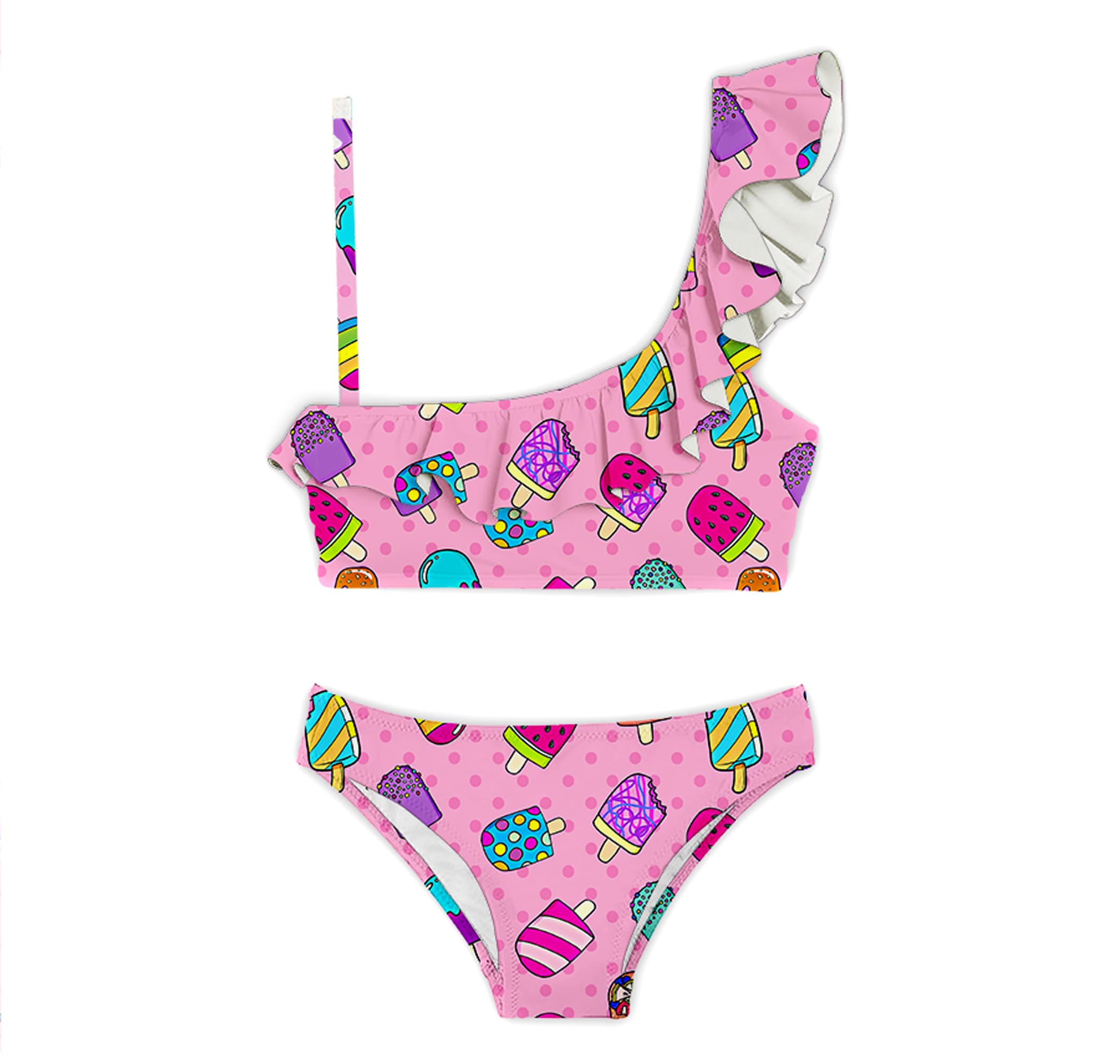 Slipstop Slipstop Frutti Bikini Çocuk Mayo Pembe
