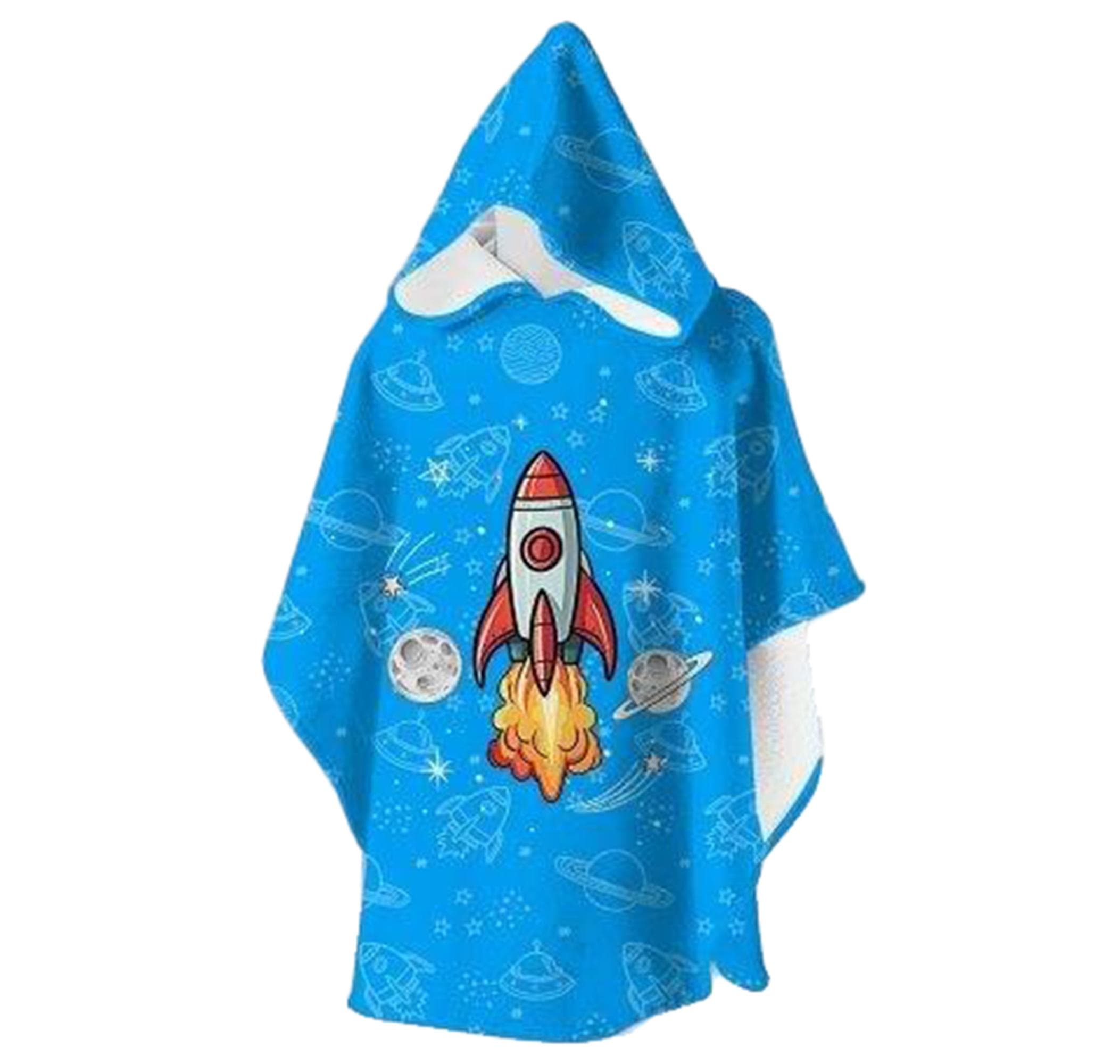Slipstop Slipstop Skyrocket Poncho Çocuk T-Shirt Mavi
