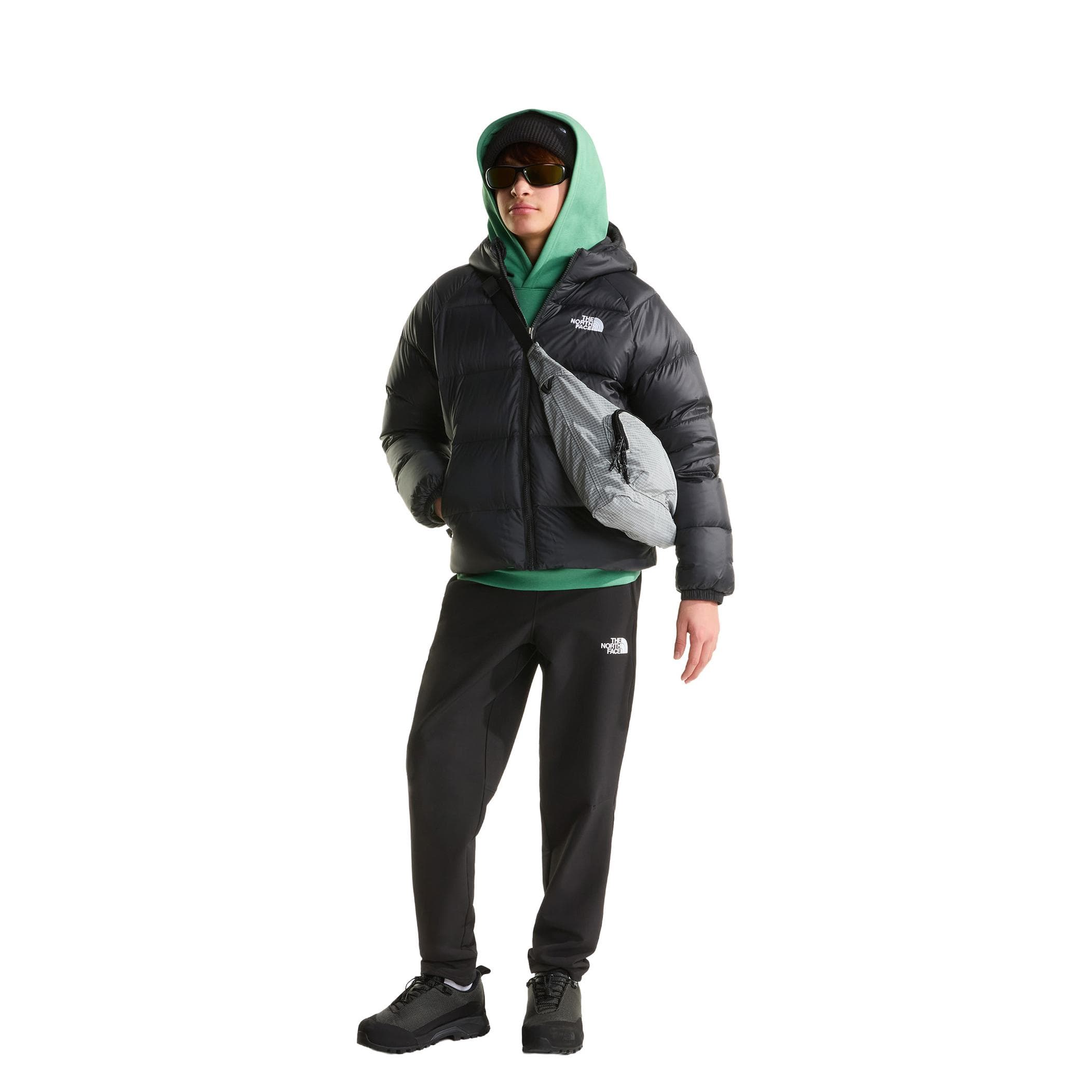 The North Face The North Face B Hydrenalıte Down Hooded Jacket Çocuk Mont Siyah - 4