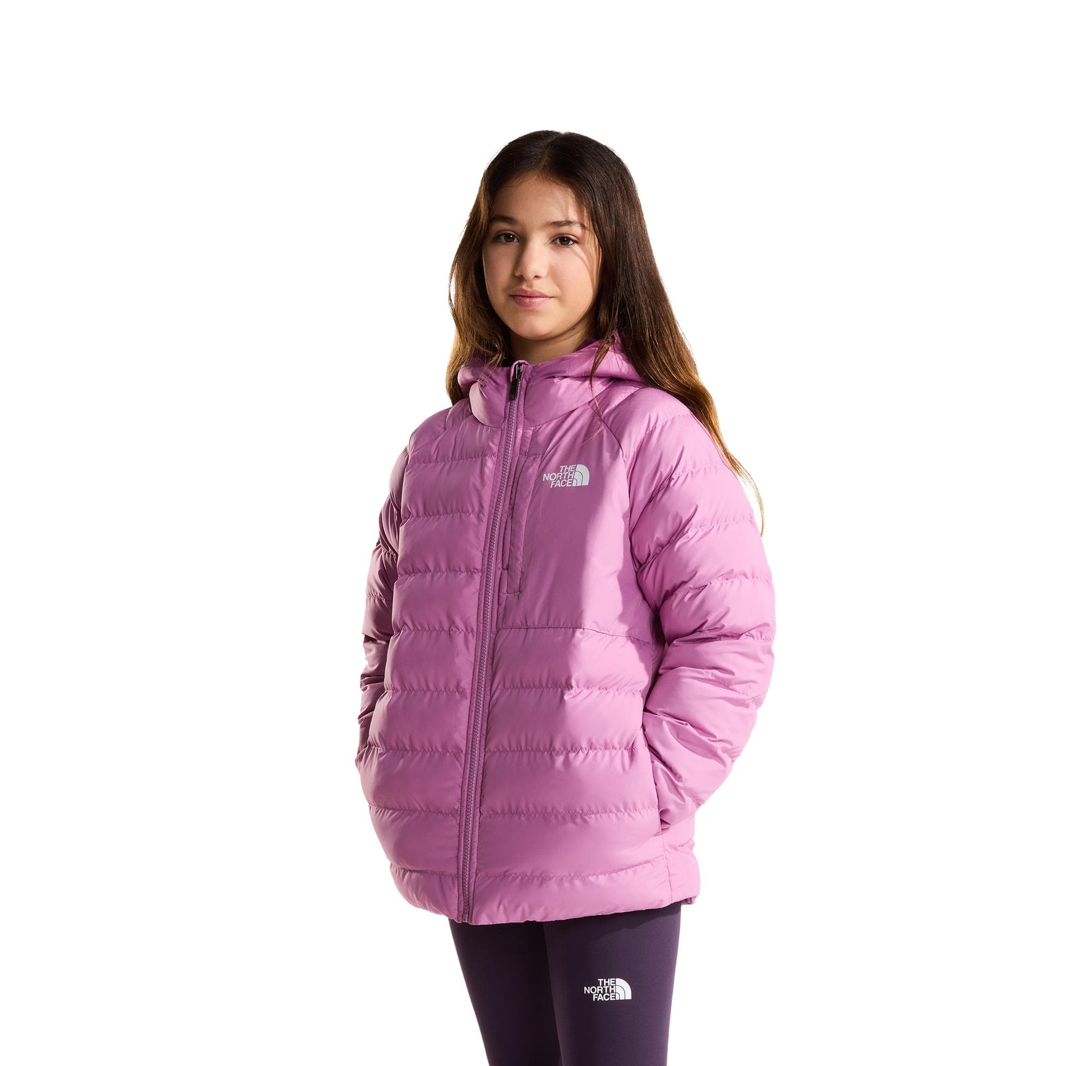 The North Face The North Face G Reversıble Perrıto Hooded Jacket Çocuk Mont Pembe