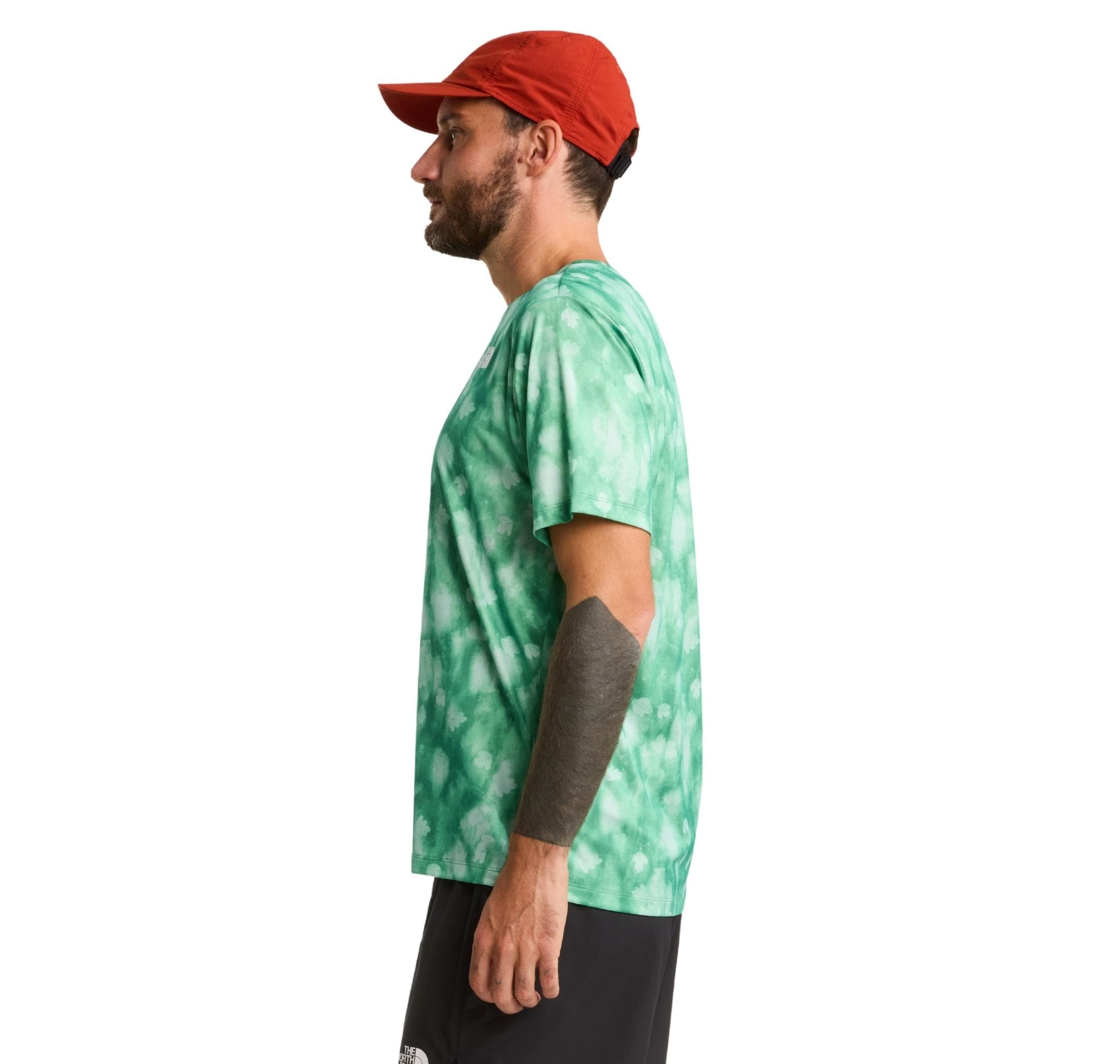 The North Face The North Face M 24-7 Short Sleeve T-Shırt Reg-Prınt Erkek T-Shirt Yeşil - 2