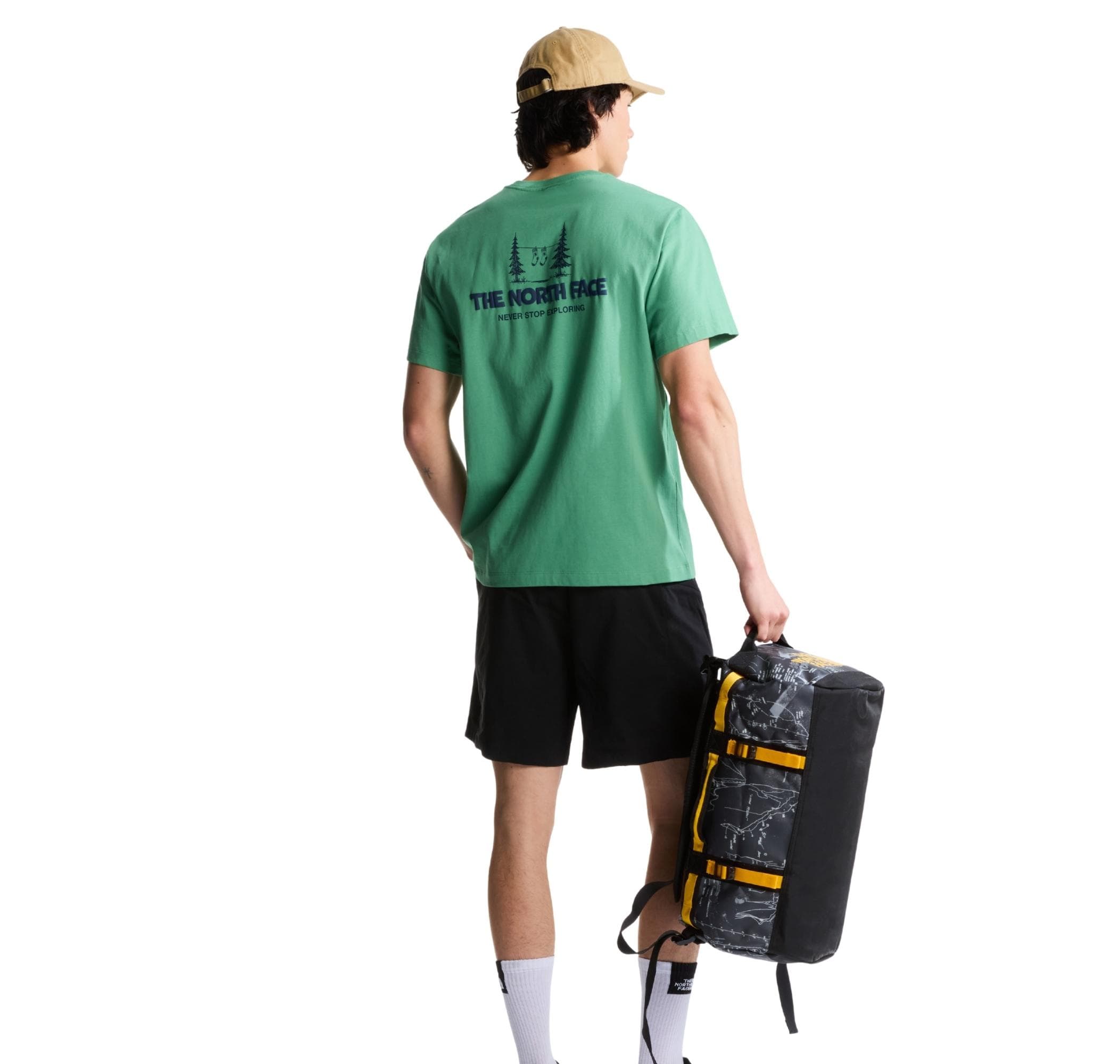 The North Face The North Face M Campıng Relaxed Short Sleeve Tee-Graph Erkek T-Shirt Yeşil - 4