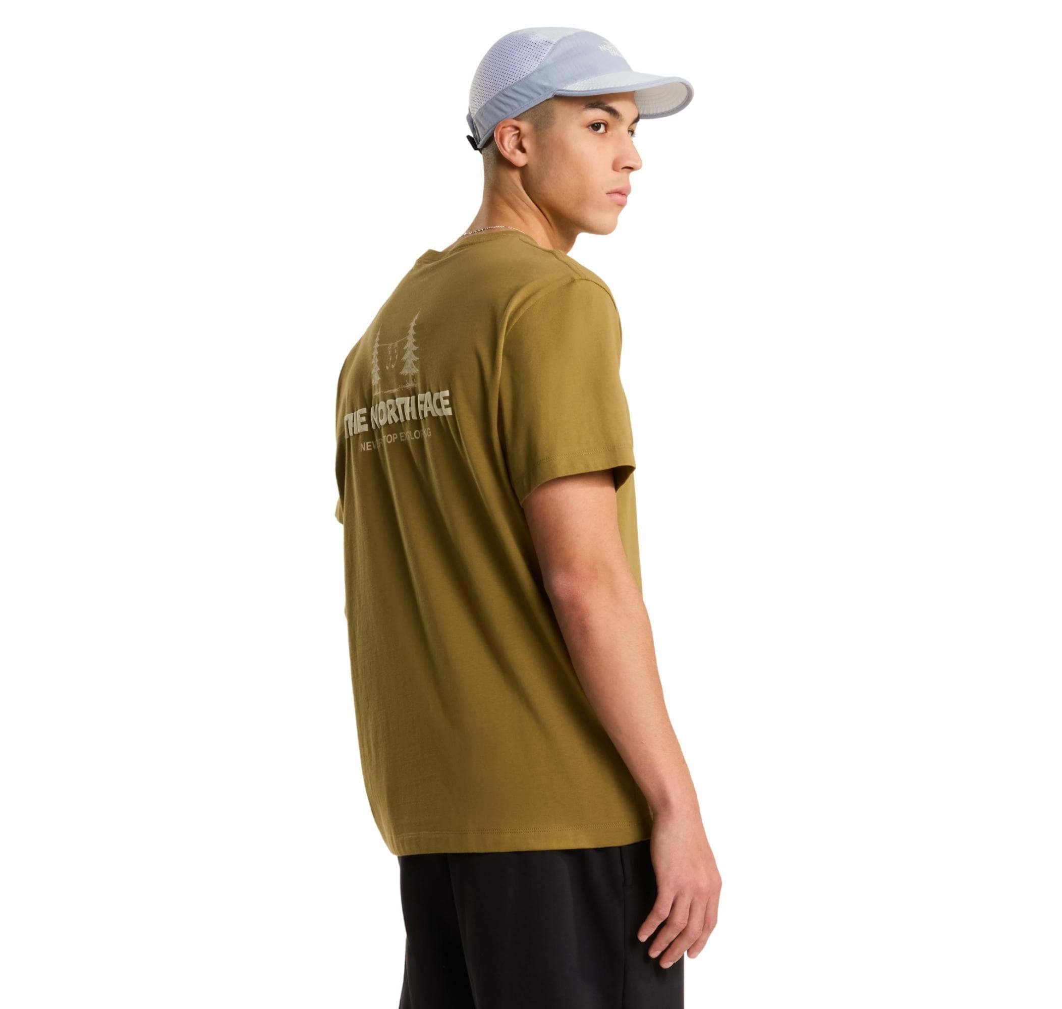 The North Face The North Face M Campıng Relaxed Short Sleeve Tee-Graph Erkek T-Shirt Haki - 3