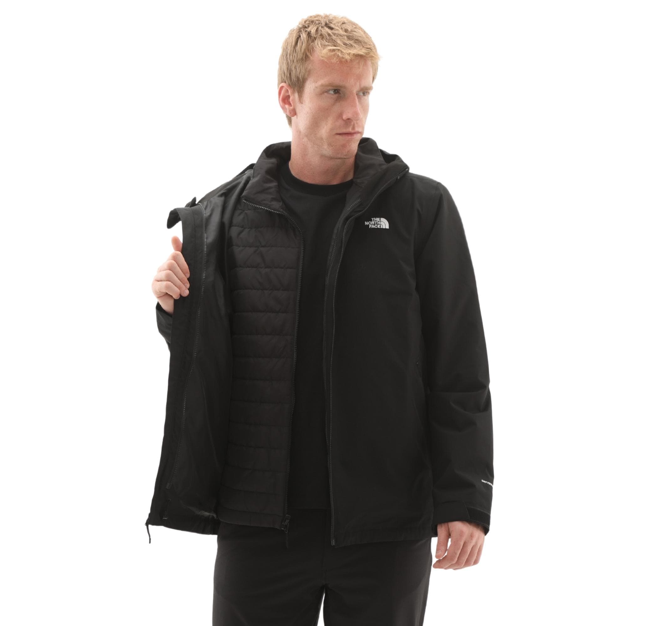 The North Face The North Face M Carto Mono Trıclımate Hooded Jacket Erkek Mont Siyah - 6