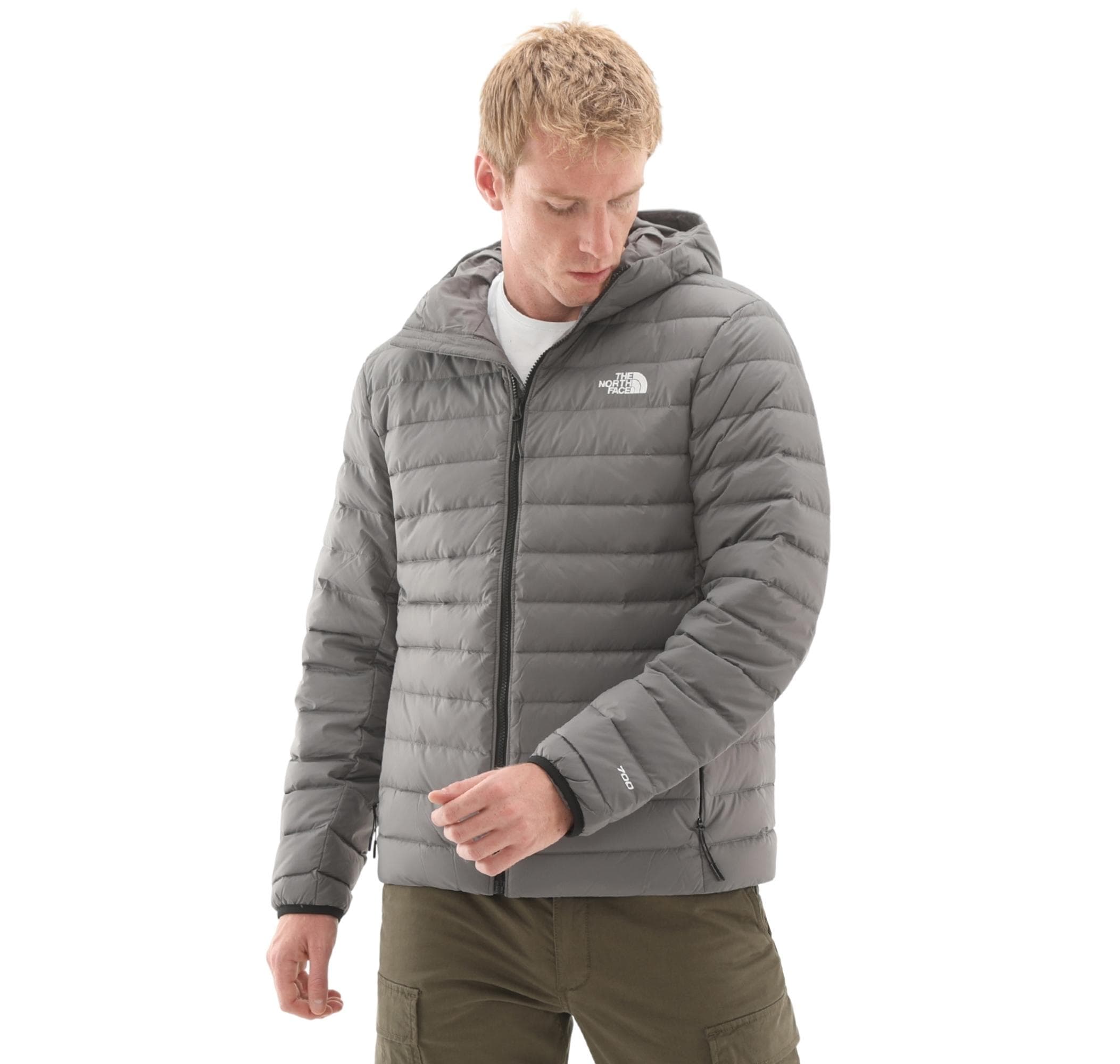 The North Face The North Face M Classıc Down Hooded Jacket Erkek Mont Gri - 3