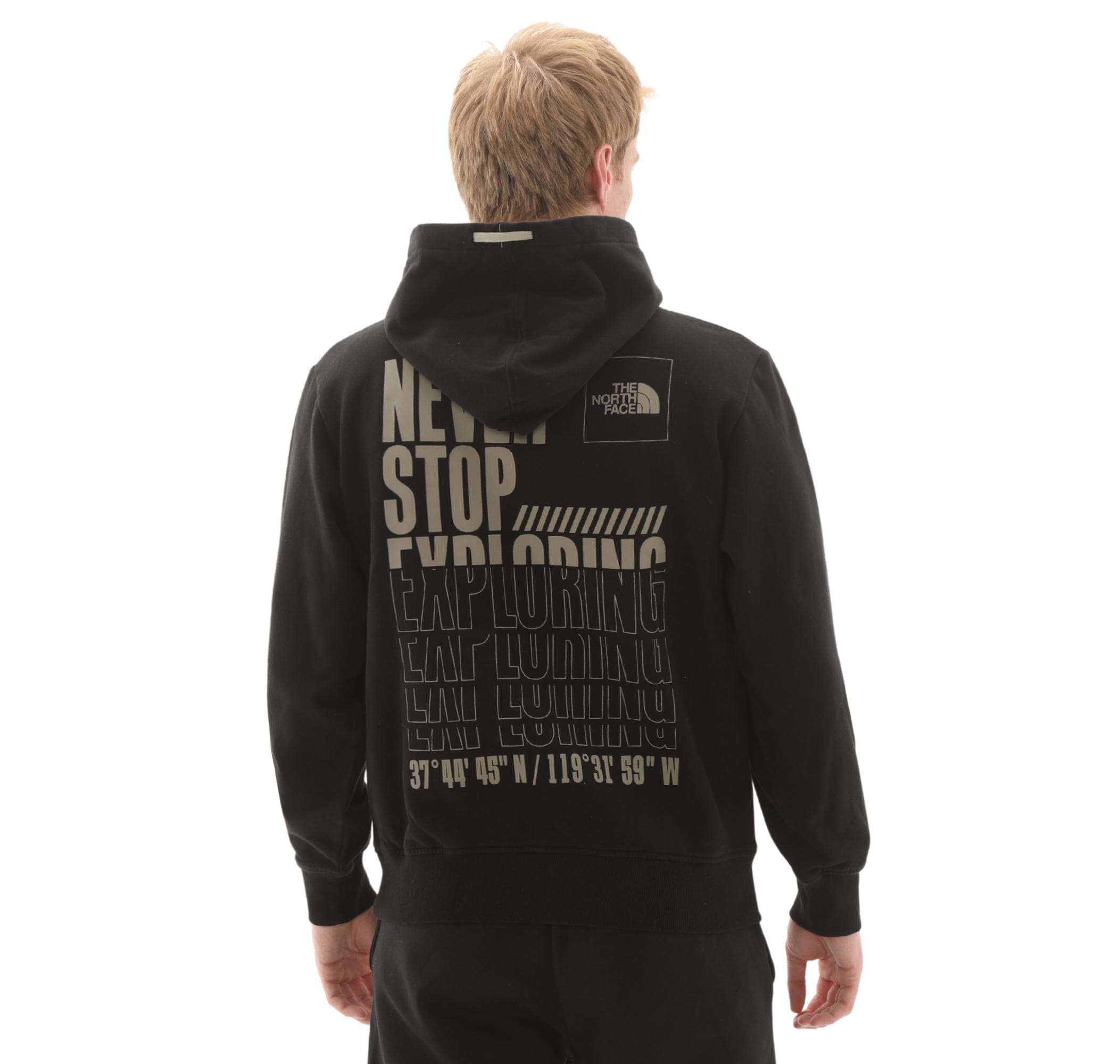 The North Face The North Face M Coordınates Relaxed Hooded Sweatshırt Erkek Sweatshirt Siyah - 5