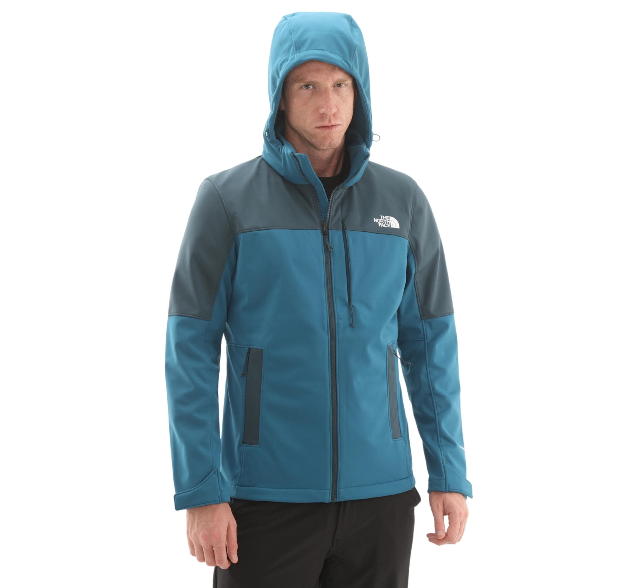 The North Face The North Face M Dıablo Softshell Detachable Hood Erkek Ceket Mavi - 4