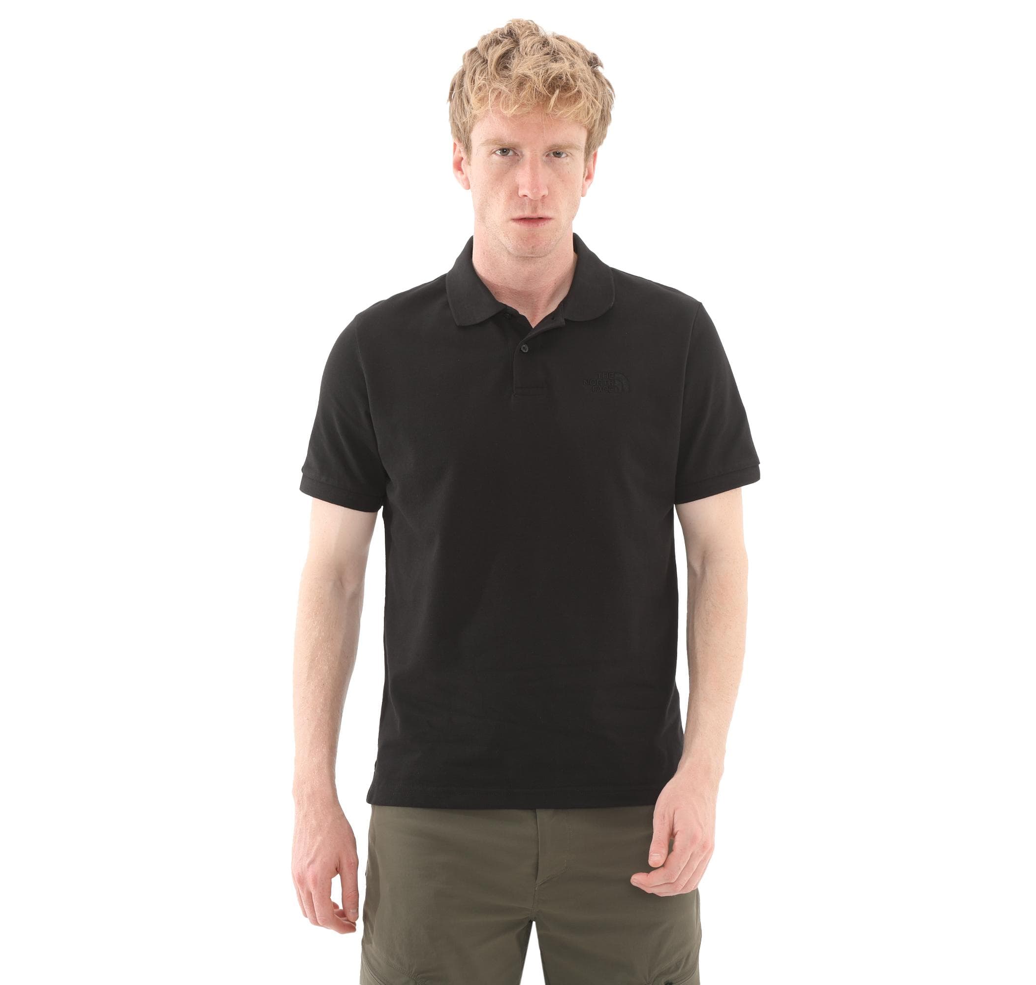 The North Face The North Face M Essentıal Regular Polo Erkek T-Shirt Siyah