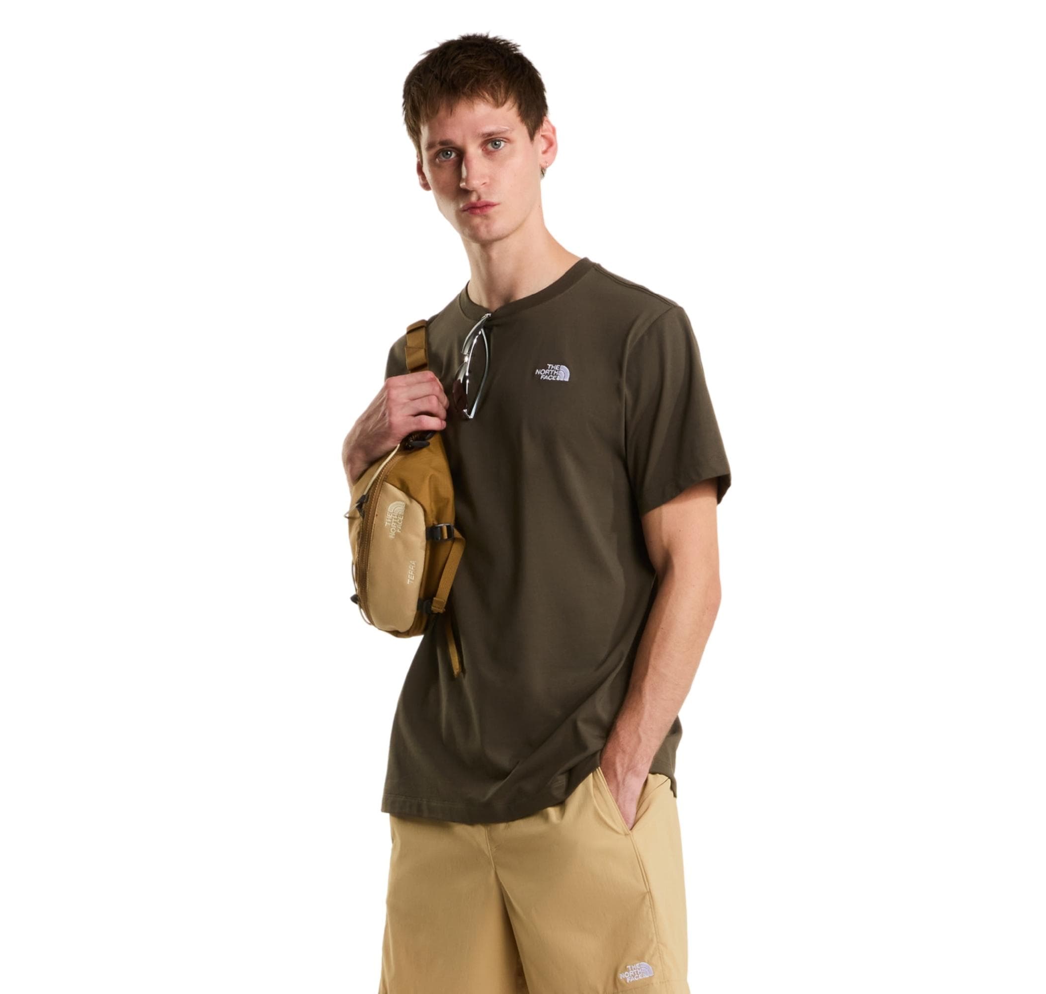 The North Face The North Face M Evolutıon Sımple Dome Regular Short Sl Erkek T-Shirt Haki - 2