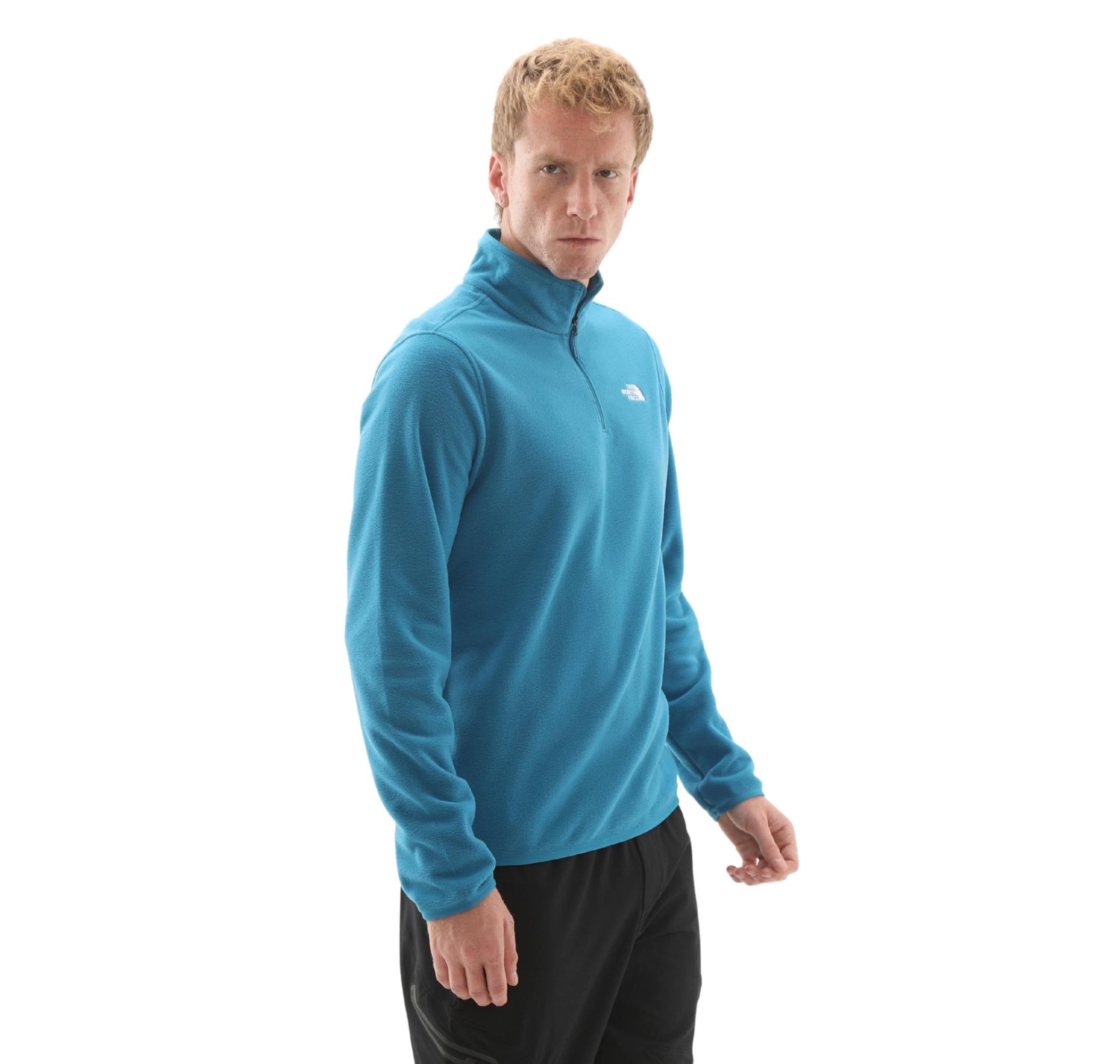 The North Face The North Face M Glacıer Fleece 1-4 Zıp Jacket Erkek Ceket Mavi - 2