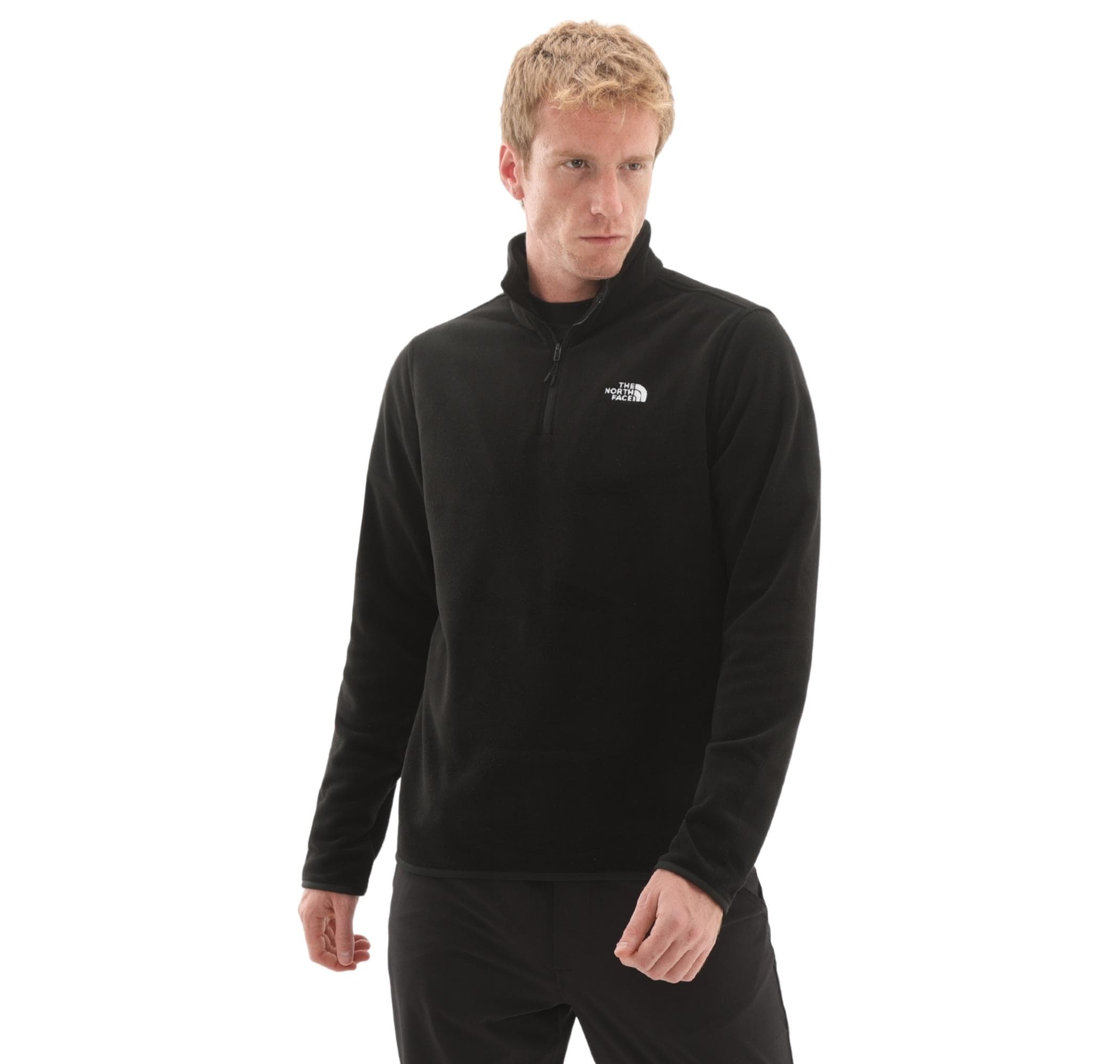 The North Face The North Face M Glacıer Fleece 1-4 Zıp Jacket Erkek Ceket Siyah - 3