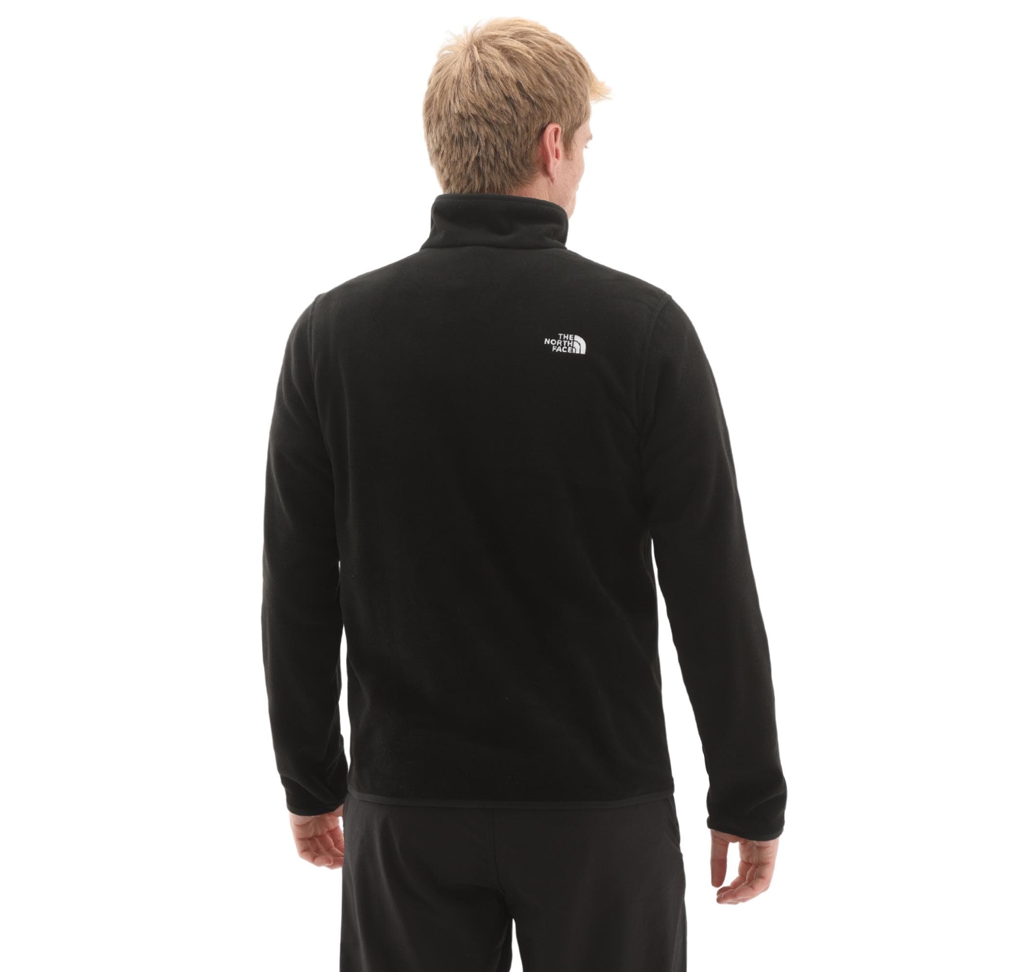 The North Face The North Face M Glacıer Fleece 1-4 Zıp Jacket Erkek Ceket Siyah - 4