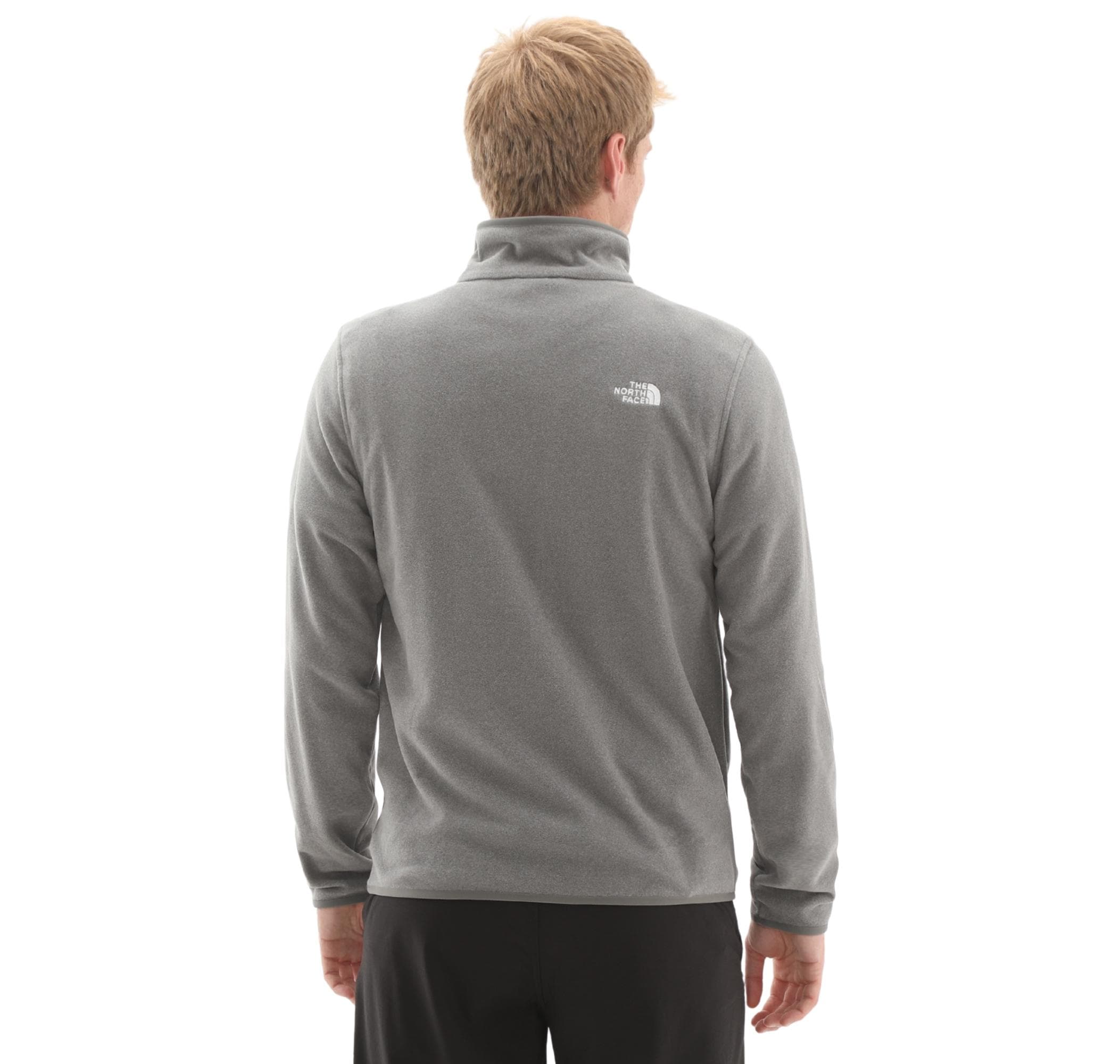 The North Face The North Face M Glacıer Fleece 1-4 Zıp Jacket Erkek Sweatshirt Gri - 4