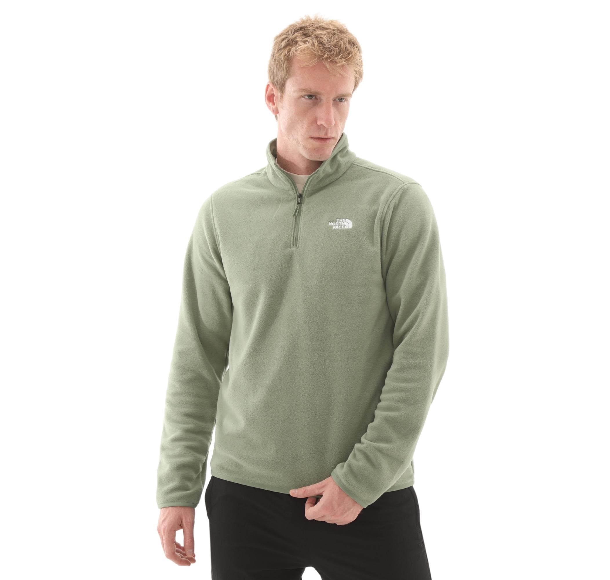 The North Face The North Face M Glacıer Fleece 1-4 Zıp Jacket Erkek Sweatshirt Haki - 2