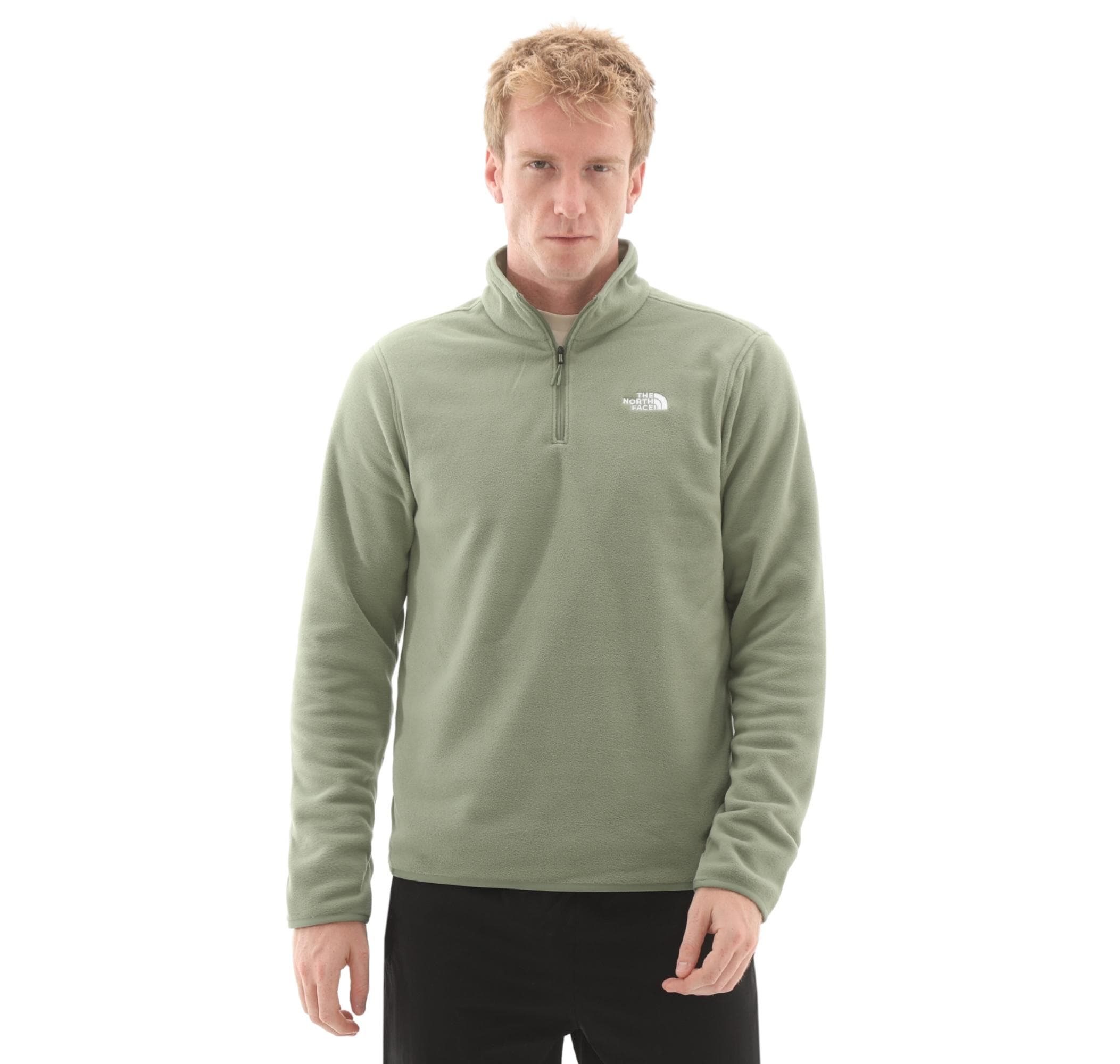 The North Face The North Face M Glacıer Fleece 1-4 Zıp Jacket Erkek Sweatshirt Haki - 3