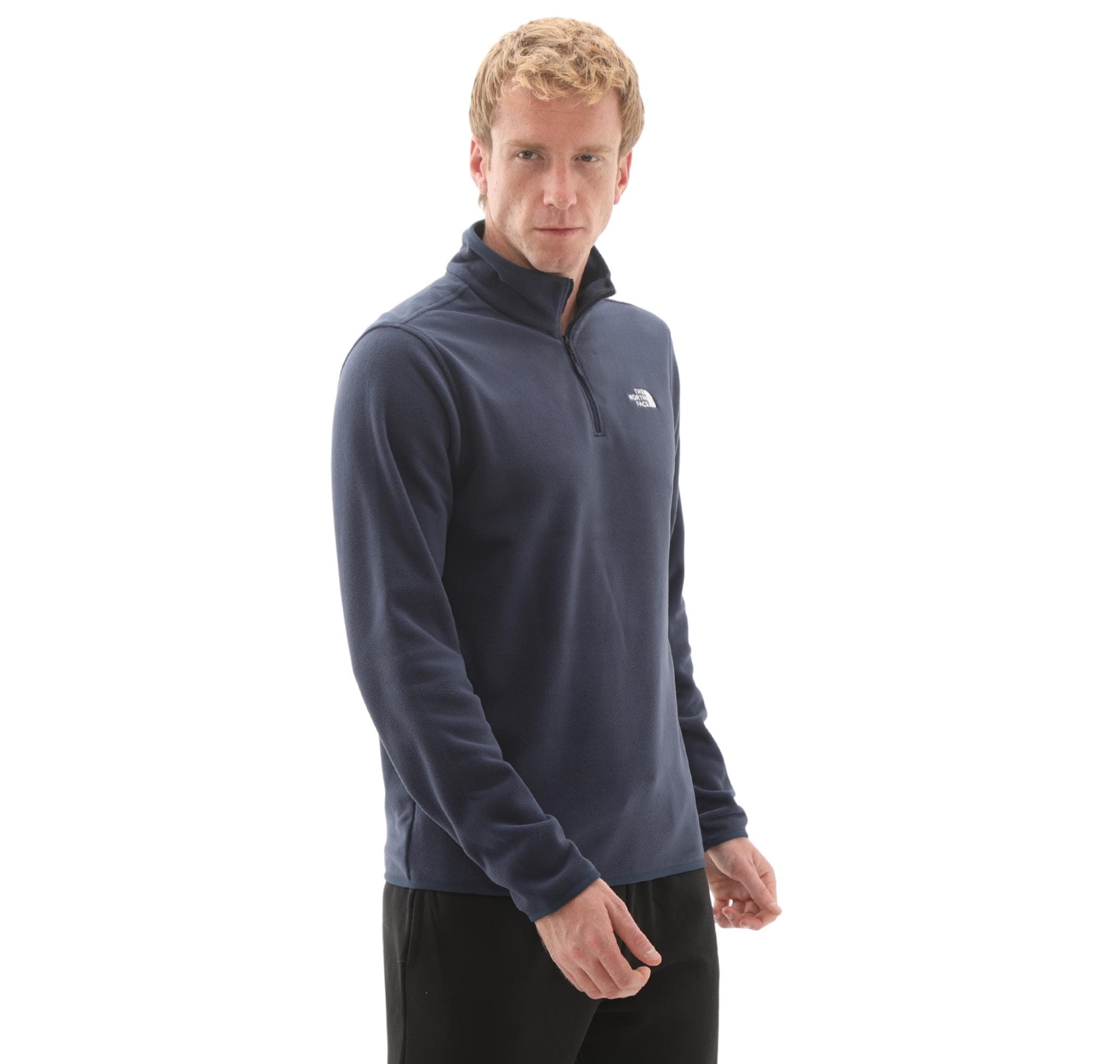 The North Face The North Face M Glacıer Fleece 1-4 Zıp Jacket Erkek Sweatshirt Lacivert - 2
