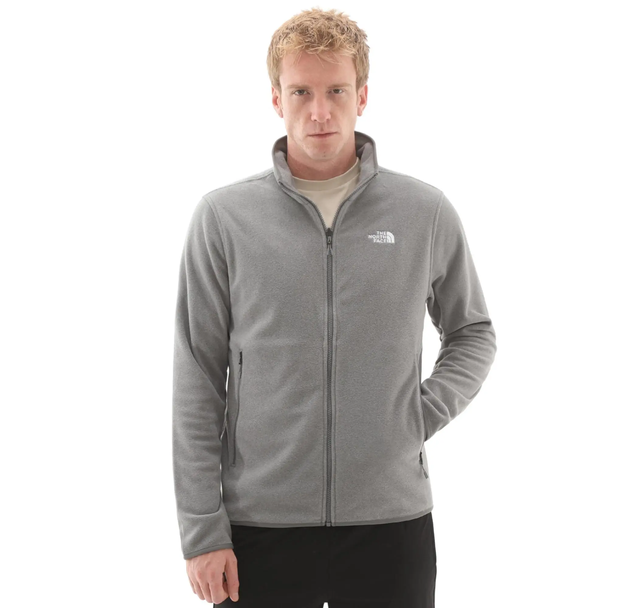The North Face The North Face M Glacıer Fleece Jacket Erkek Ceket Gri