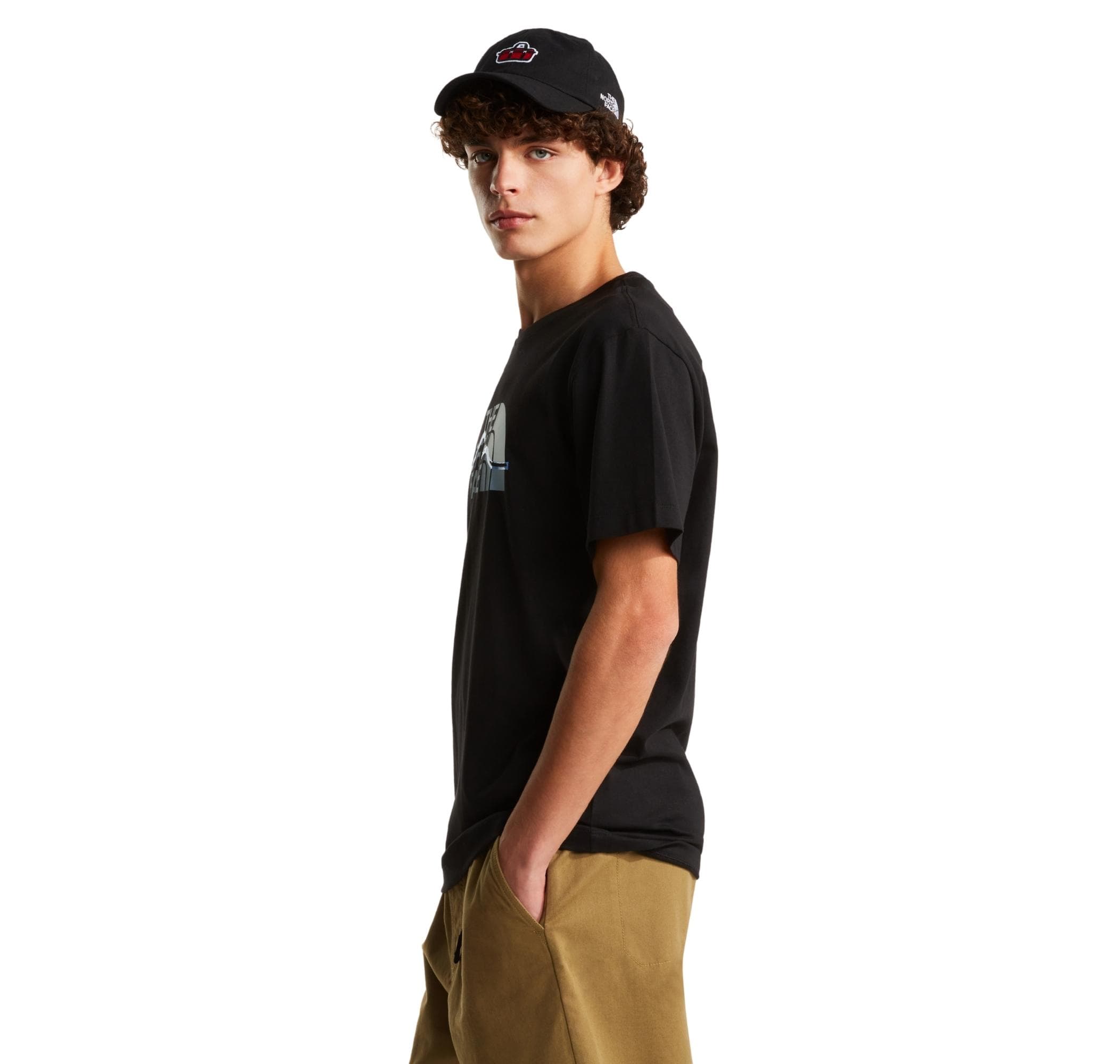 The North Face The North Face M Mountaın Lıne Regular Short Sleeve Tee Erkek T-Shirt Siyah - 2